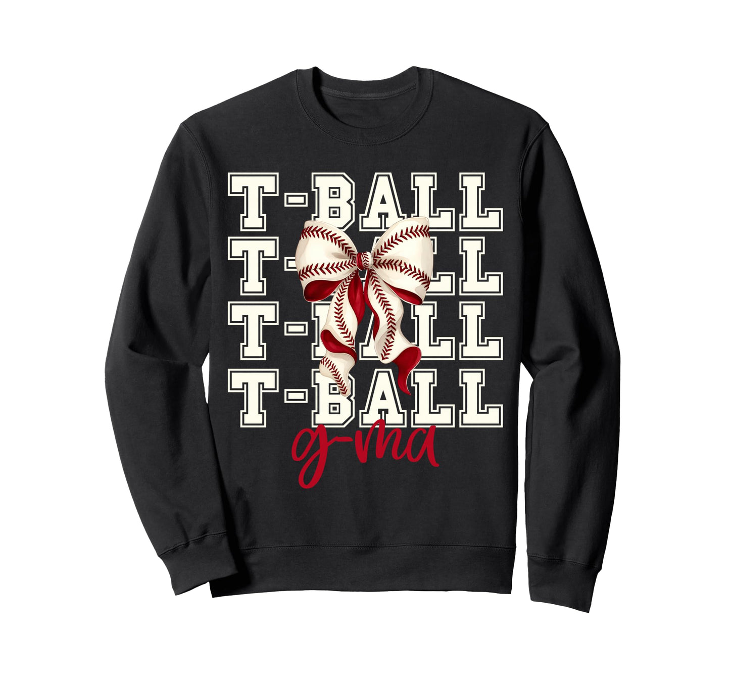 Tball G Ma Teeball T Ball Coquette Sweatshirt - Custom Art Print Unisex - T-Shirt, Sweatshirt, Hoodie