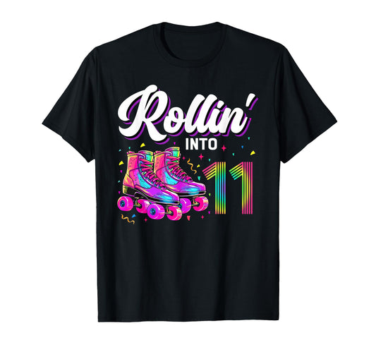 11Th Birthday 11 Year Old Roller T-Shirt - Custom Art Print Men Women - T-Shirt, Sweatshirt, Hoodie