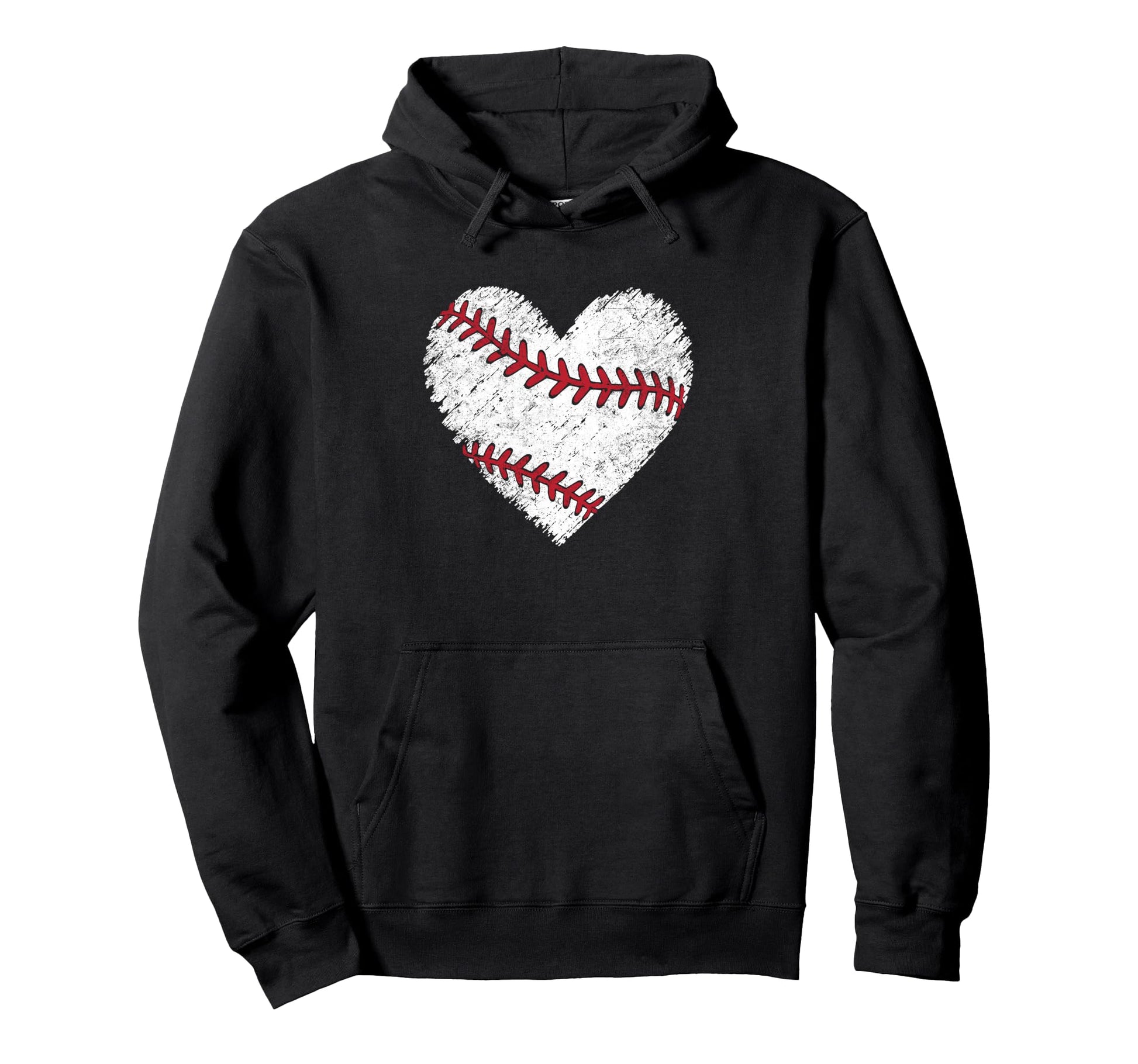 Mothers Day Distressed Heart Hoodie - Fun Novelty Design Men Women - T-Shirt, Sweatshirt, Hoodie