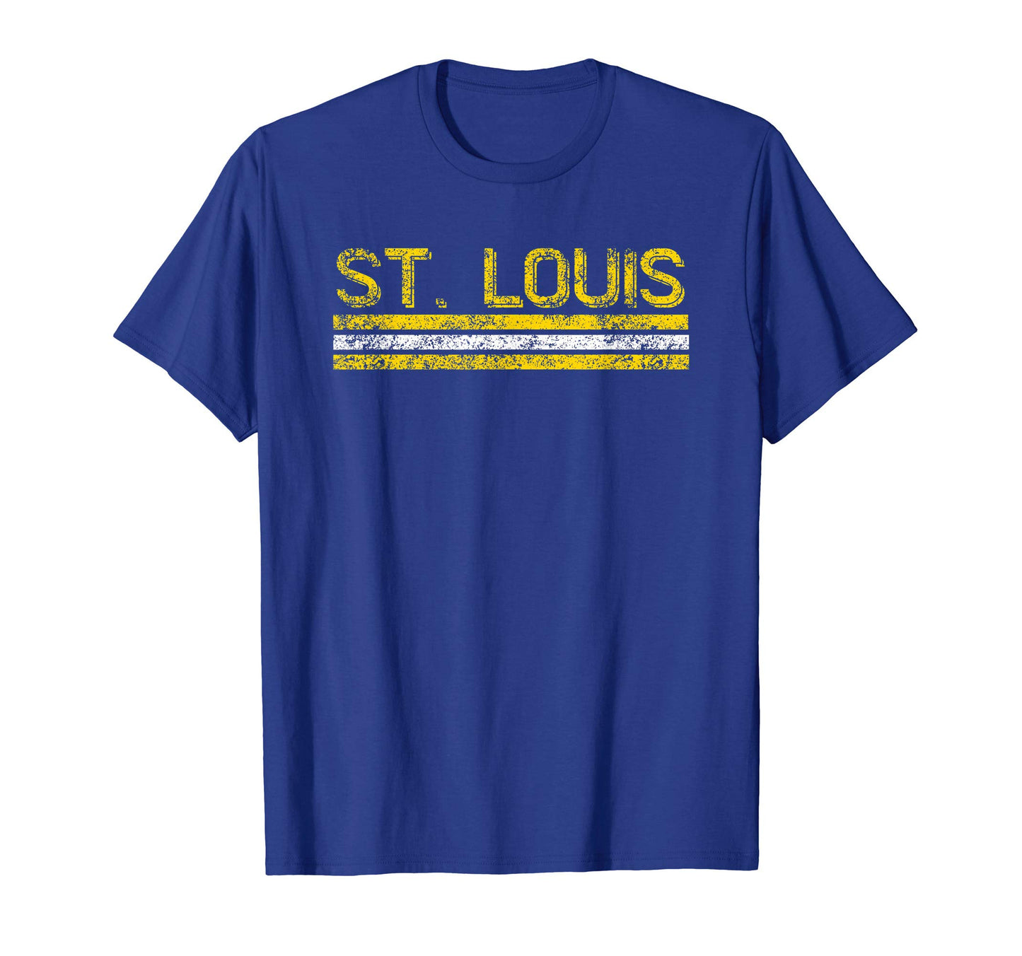 St Louis Missouri Weathered Stripe T-Shirt - Aesthetic Graphic Unisex - T-Shirt, Sweatshirt, Hoodie