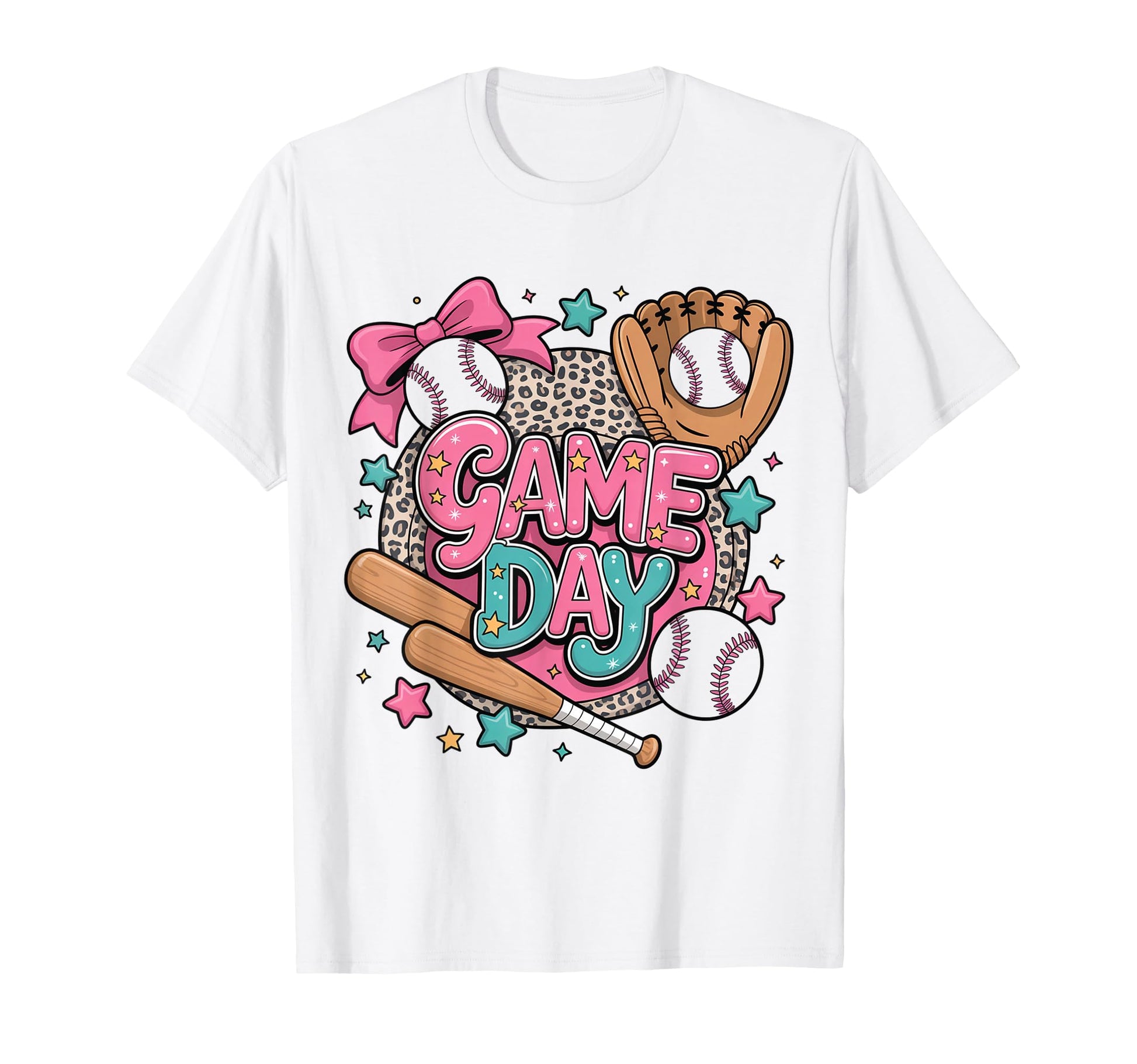Baseball Player Game Day Mom Mothers T-Shirt - Custom Art Print for Adults - T-Shirt, Sweatshirt, Hoodie