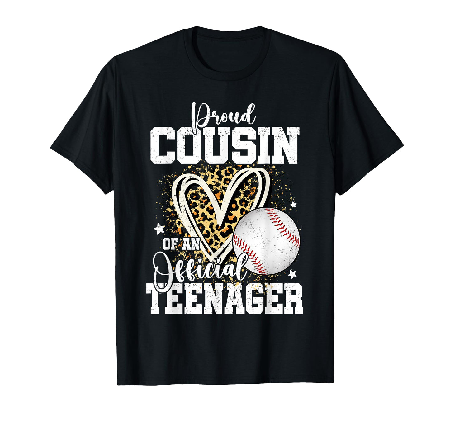 Proud Cousin Teenager 13Th Birthday T-Shirt - Custom Art Print for Adults - T-Shirt, Sweatshirt, Hoodie