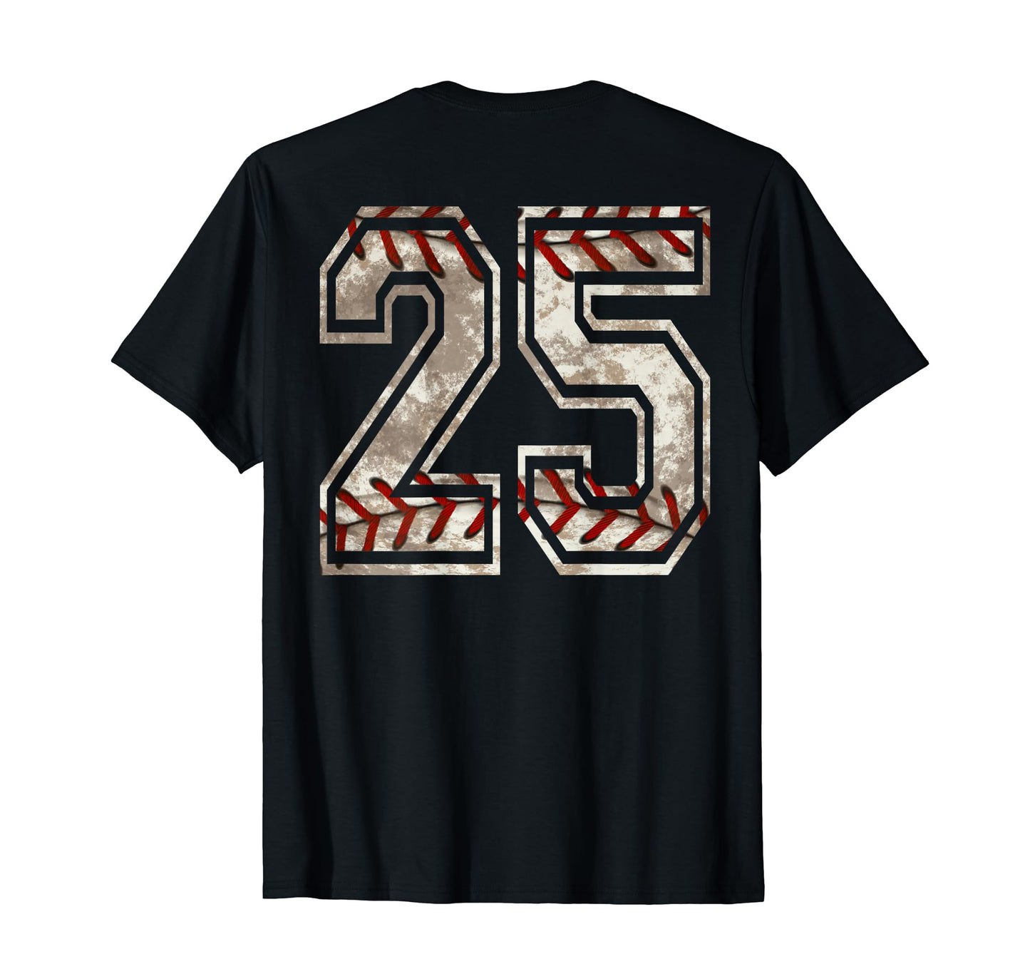 Baseball Jersey Number 25 T-Shirt - Casual Everyday Wear Men Women - T-Shirt, Sweatshirt, Hoodie