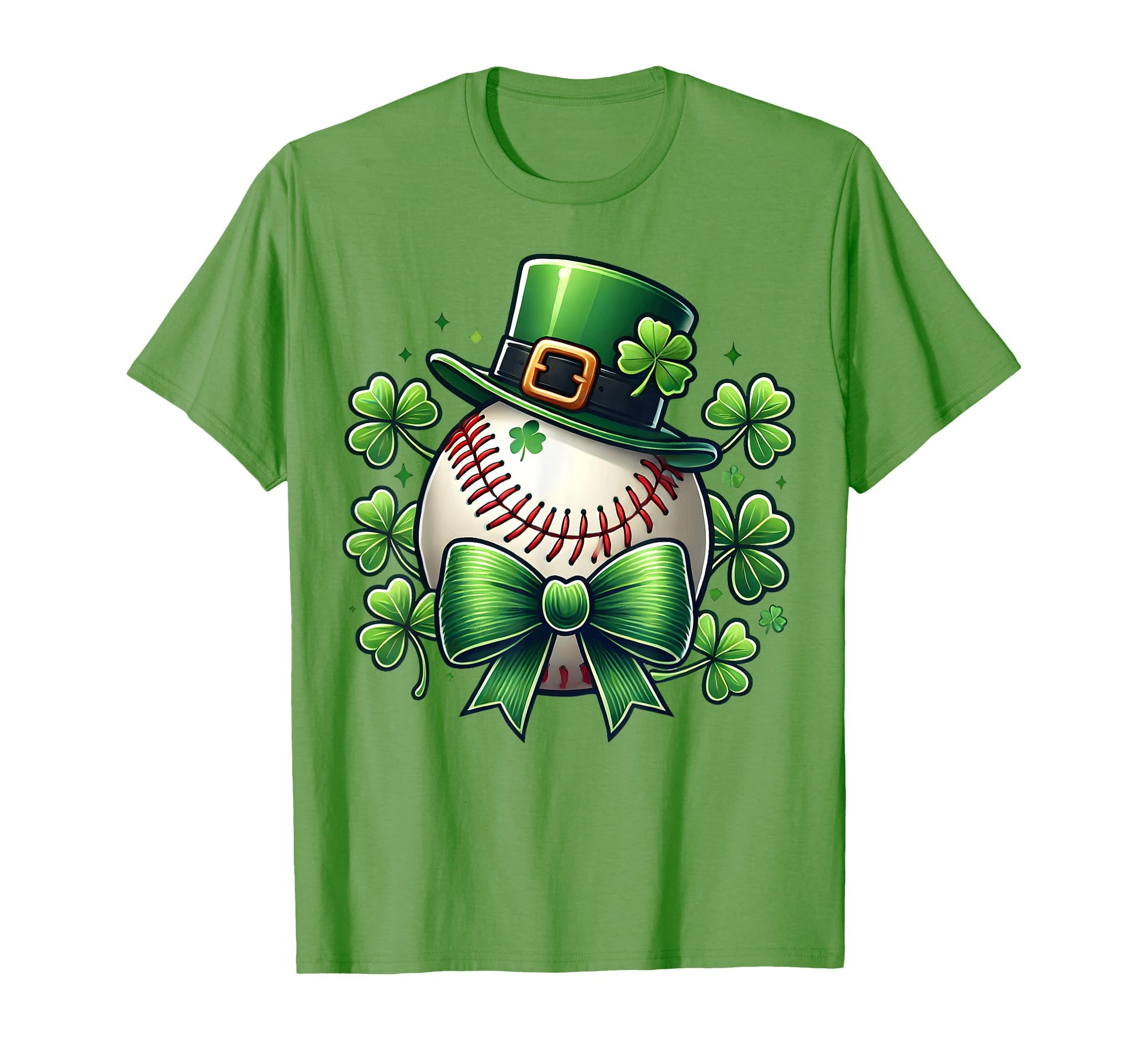 Baseball St Patricks Day Leprechaun T-Shirt - Unique Graphic Unisex - T-Shirt, Sweatshirt, Hoodie