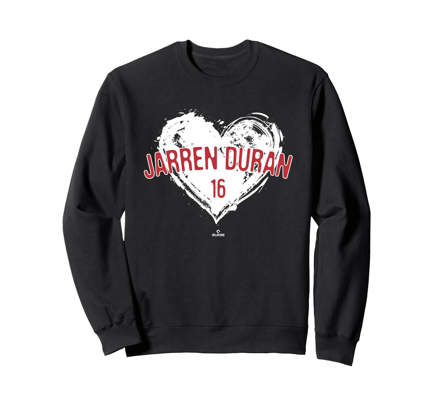 Distressed Heart Jarren Duran Sweatshirt - Fun Novelty Design Men Women - T-Shirt, Sweatshirt, Hoodie