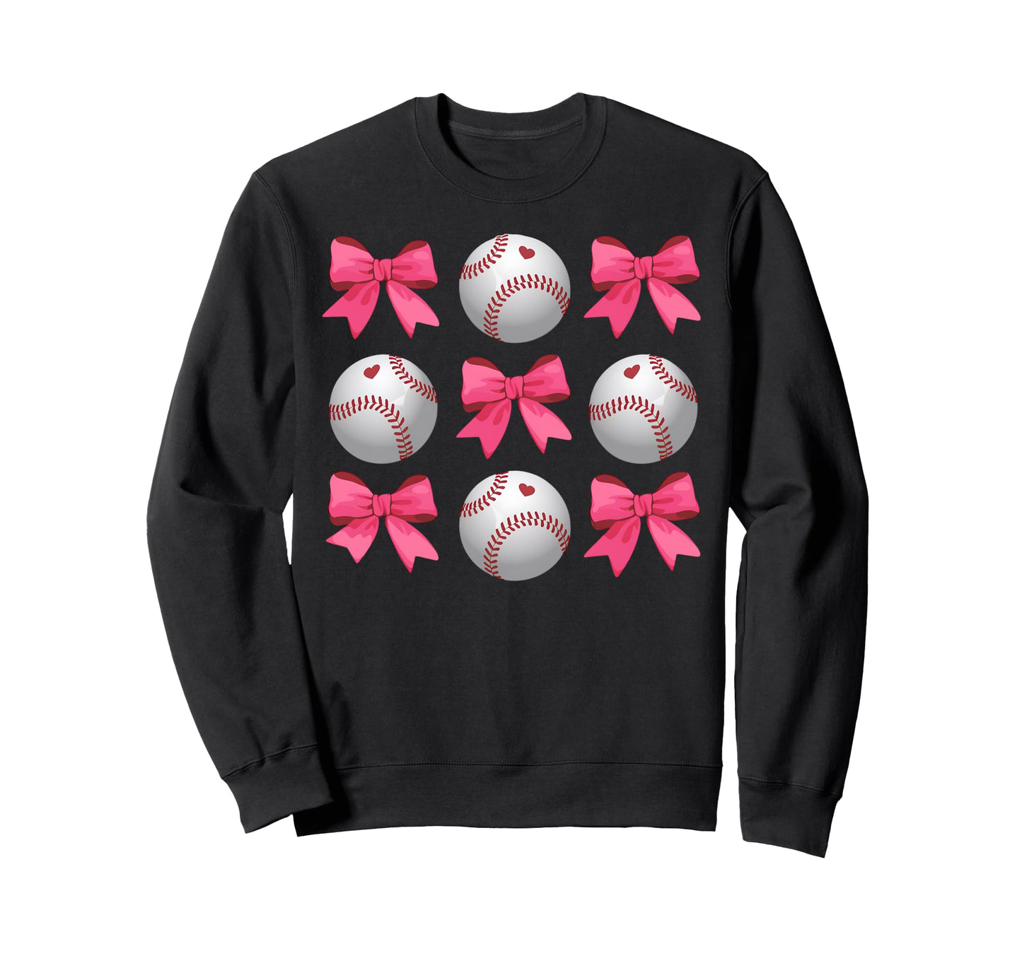 Baseball Mom Coquette Mothers Sweatshirt - Casual Everyday Wear for Adults - T-Shirt, Sweatshirt, Hoodie