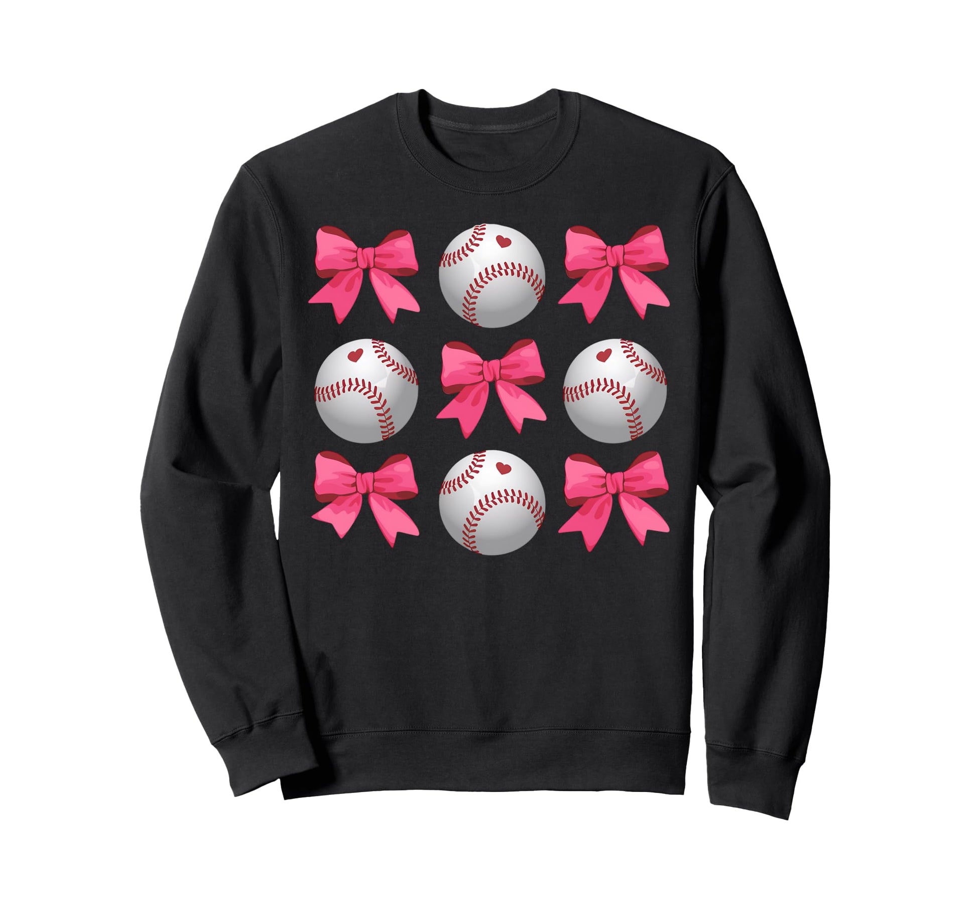 Baseball Mom Coquette Mothers Sweatshirt - Casual Everyday Wear for Adults - T-Shirt, Sweatshirt, Hoodie