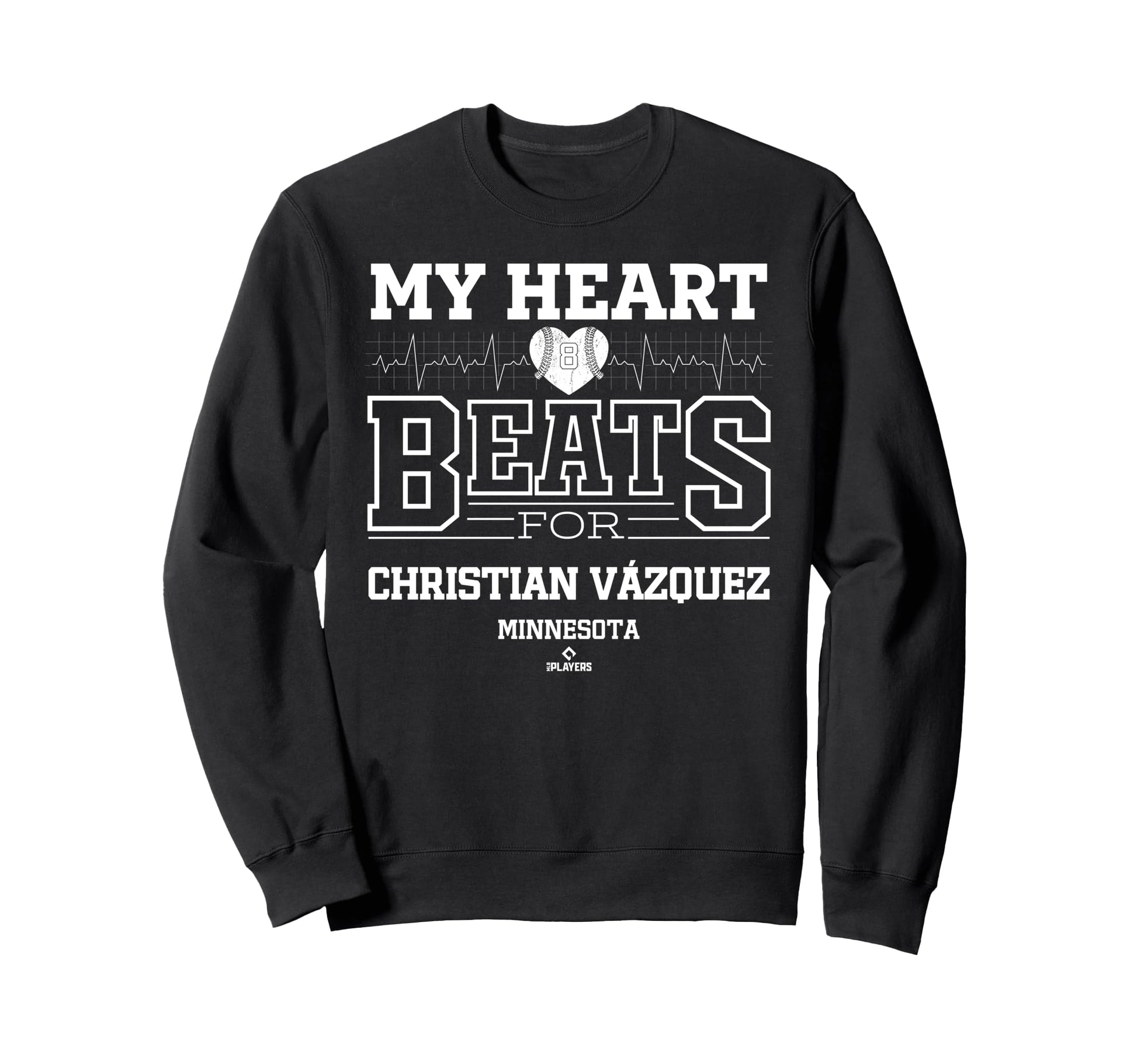 My Heart Beats Christian V Zquez Sweatshirt - Novelty Apparel for Adults - T-Shirt, Sweatshirt, Hoodie