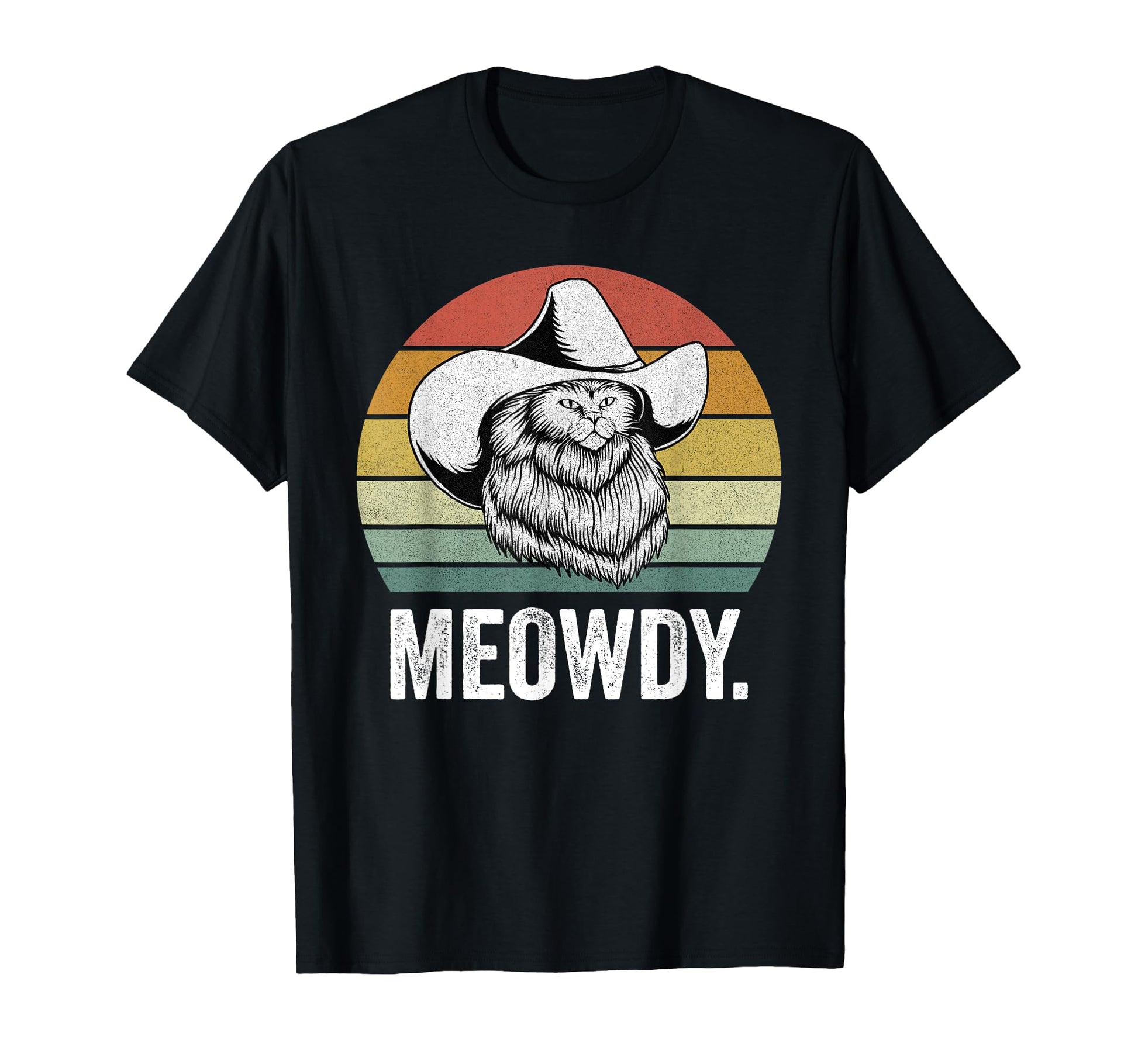 Meowdy Texas Cowboy Cat Meme T-Shirt - Aesthetic Graphic Men Women - T-Shirt, Sweatshirt, Hoodie