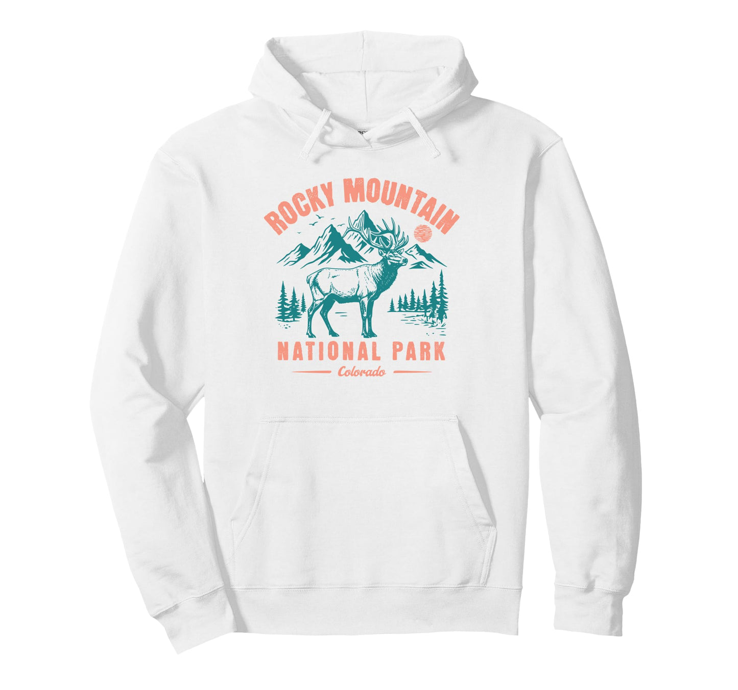Rocky Mountain National Park Colorado Hoodie - Streetwear Style Men Women - T-Shirt, Sweatshirt, Hoodie