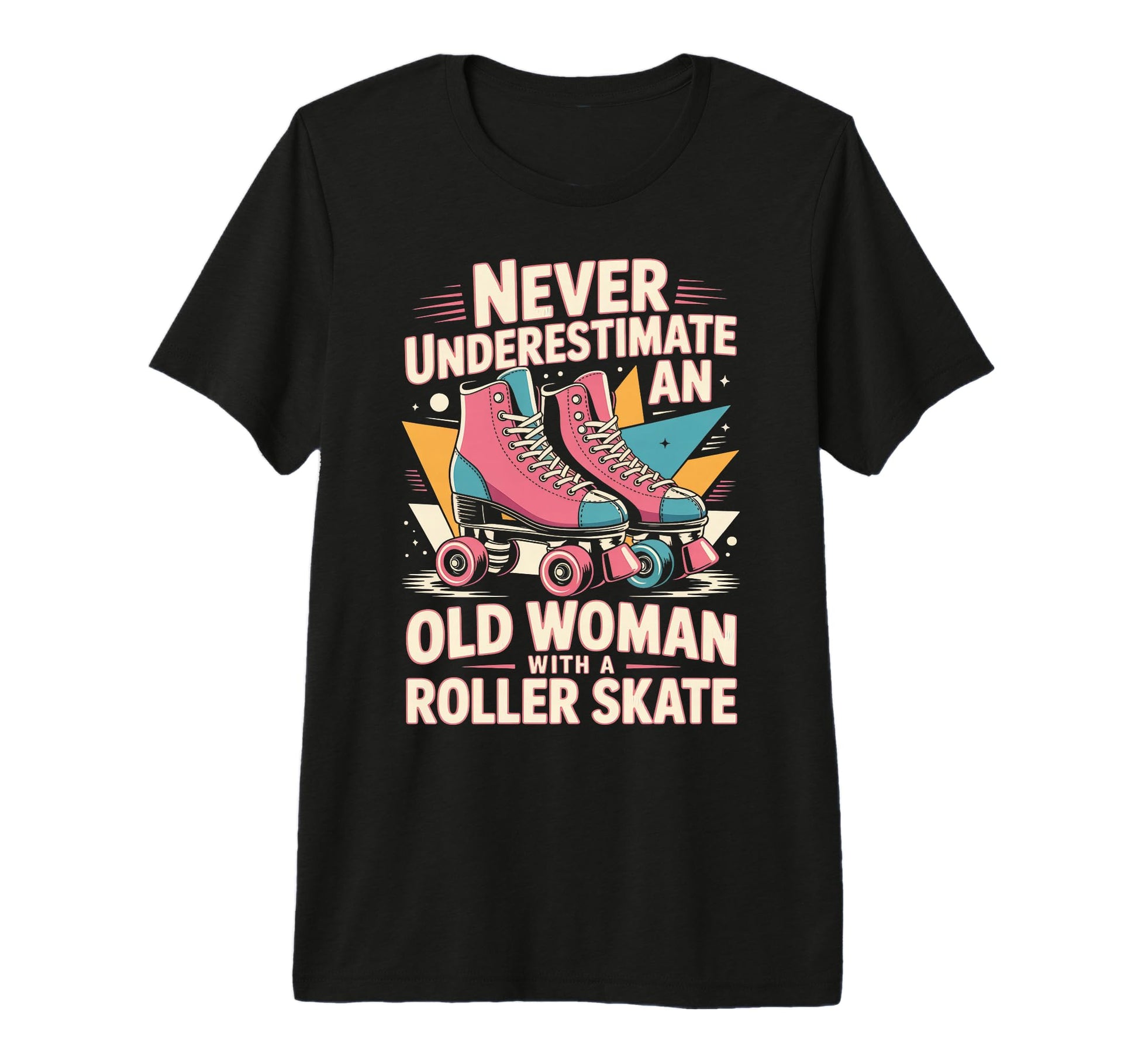 Old Roller Skate Roller Skating Roller T-Shirt - Trendy Graphic Unisex - T-Shirt, Sweatshirt, Hoodie