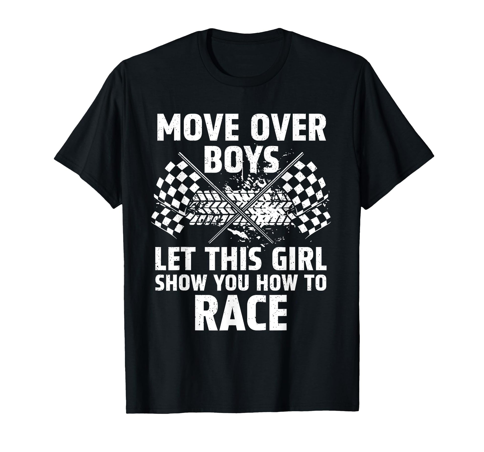 Womens Car Racing Art Black Small Short T-Shirt - Trendy Graphic Men Women - T-Shirt, Sweatshirt, Hoodie