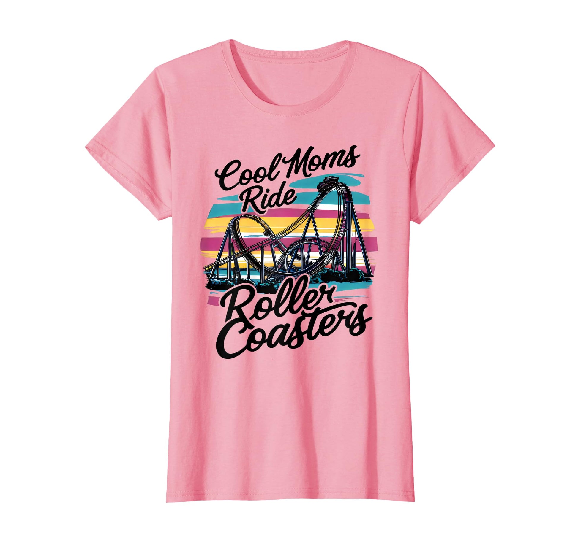 Moms Roller Coasters T-Shirt - Aesthetic Graphic Unisex - T-Shirt, Sweatshirt, Hoodie