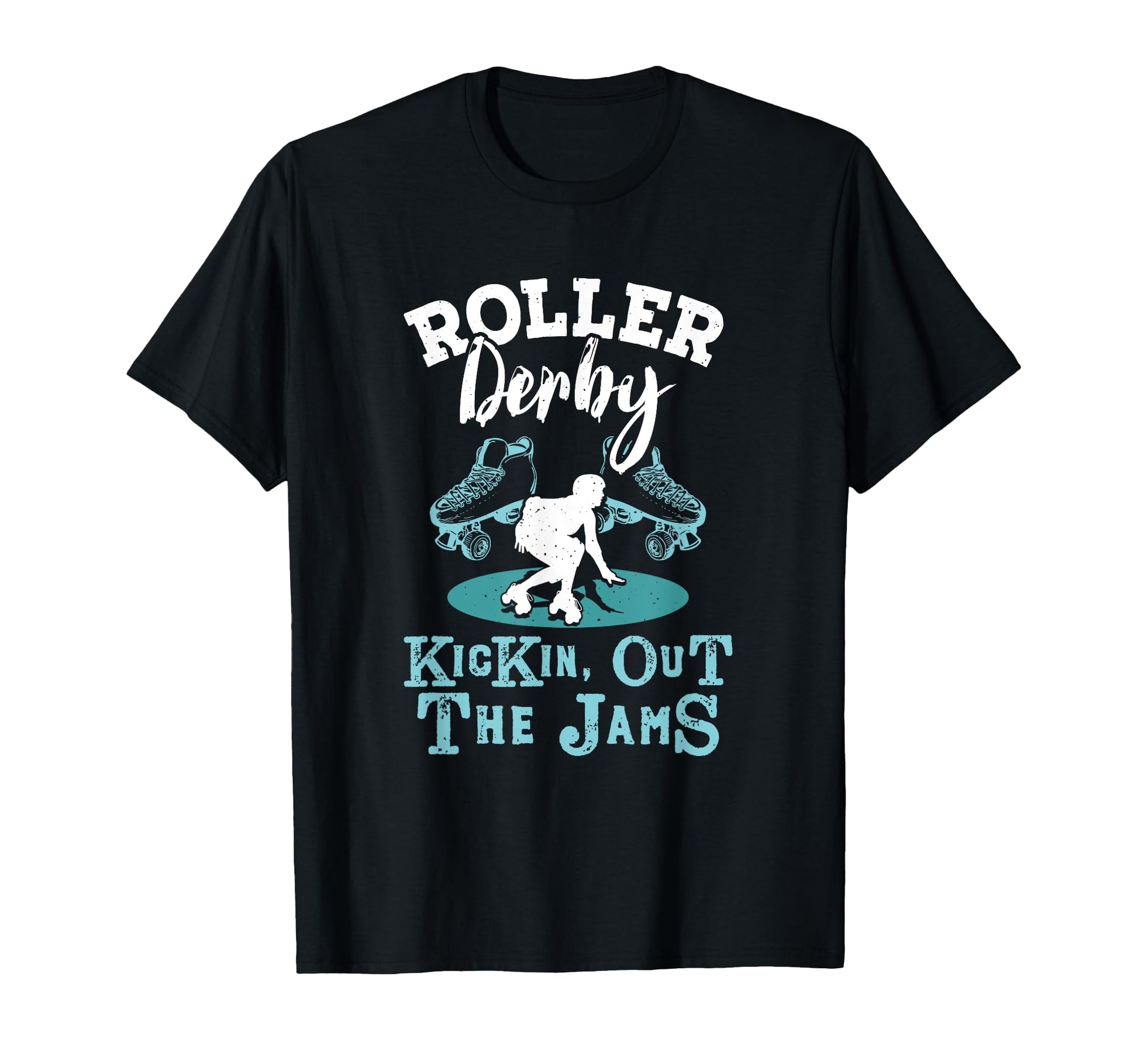 Kickin Out Roller Derby Skater Roller T-Shirt - Trendy Graphic Men Women - T-Shirt, Sweatshirt, Hoodie