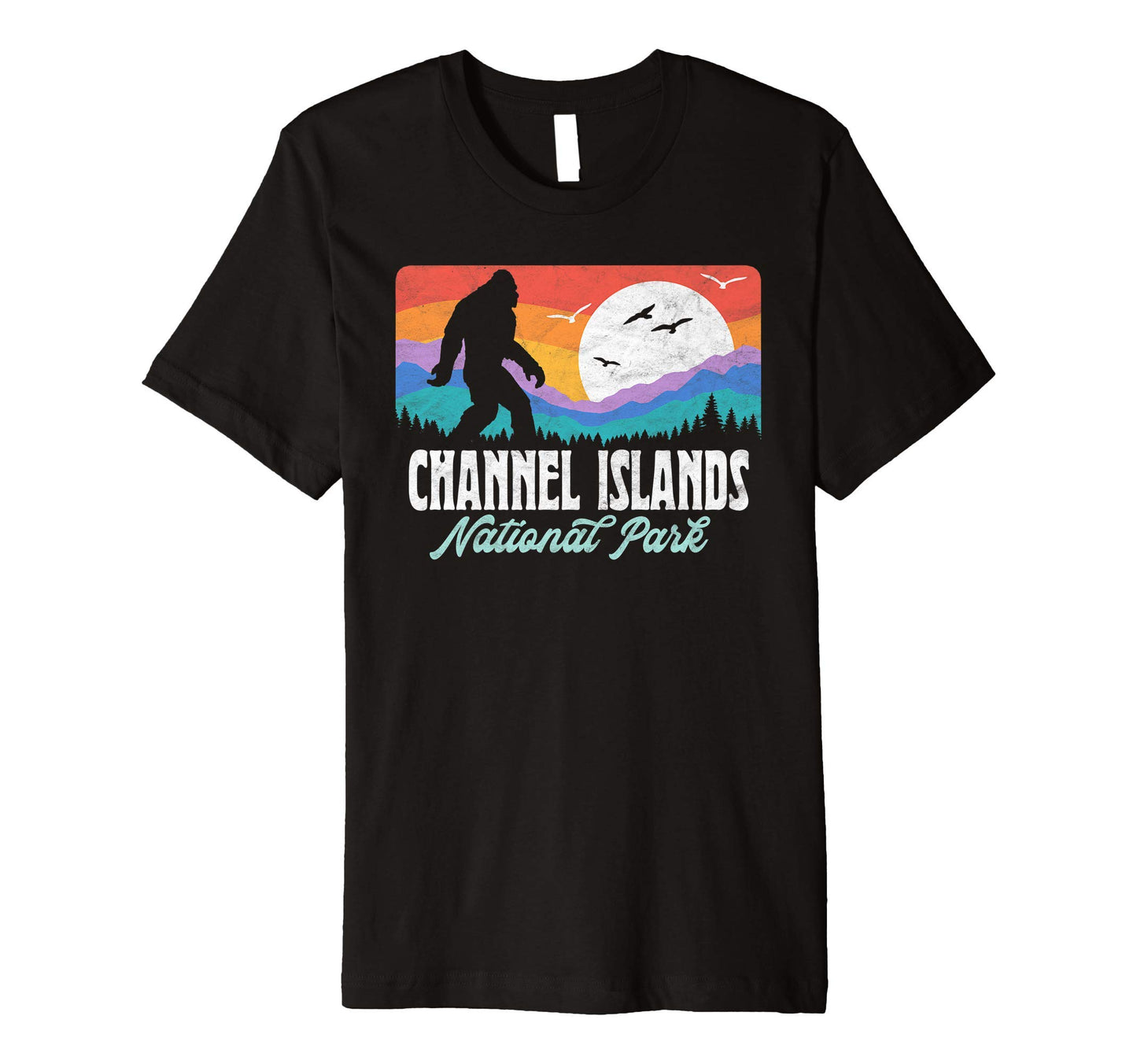 Channel Islands National Park Bigfoot T-Shirt - Unique Graphic Unisex - T-Shirt, Sweatshirt, Hoodie