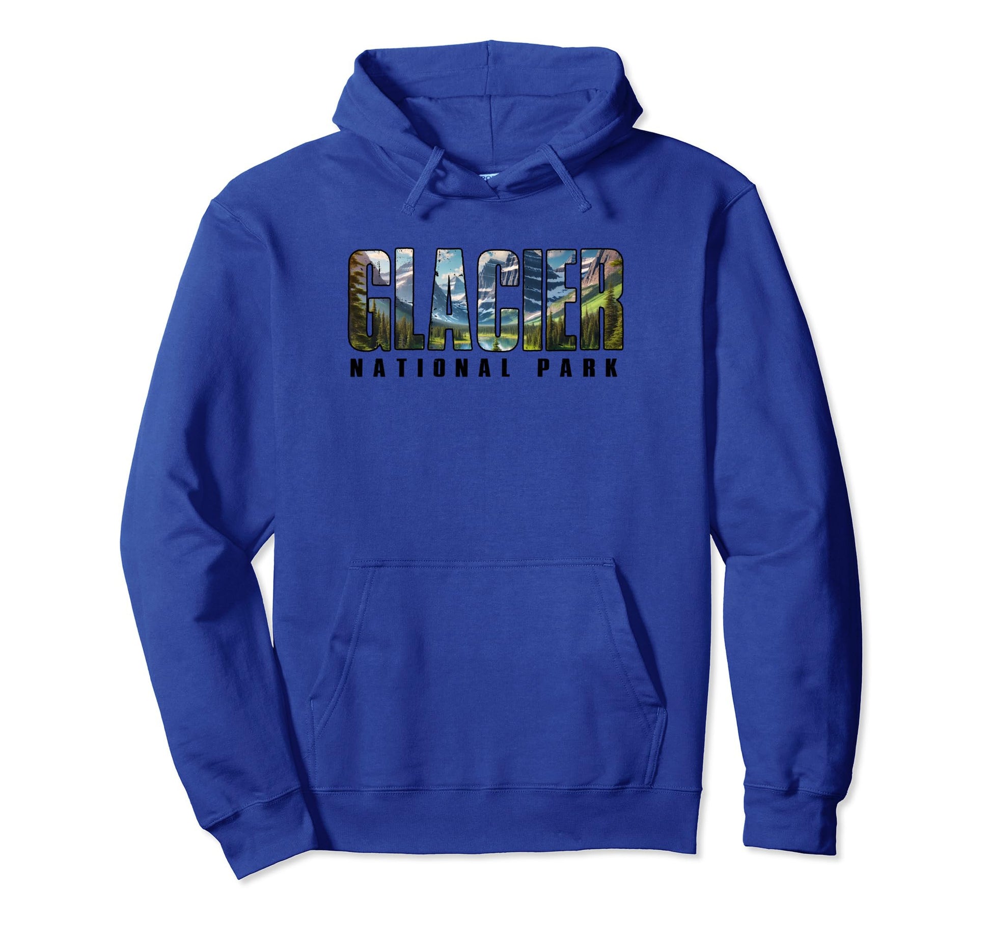 Glacier National Park Outdoors Hiking Hoodie - Streetwear Style for Adults - T-Shirt, Sweatshirt, Hoodie