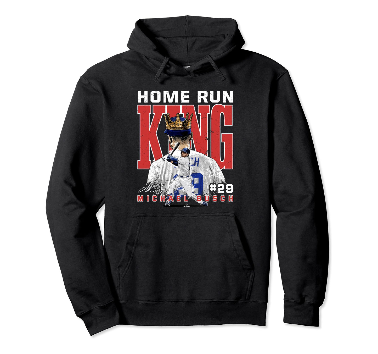 Home Run King Michael Busch Chicago Hoodie - Trendy Graphic for Adults - T-Shirt, Sweatshirt, Hoodie