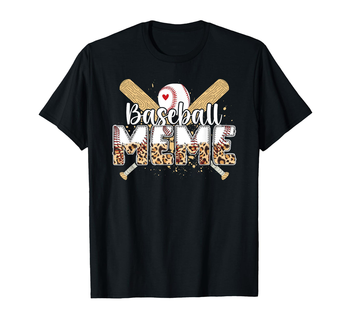 Baseball Meme Leopard Meme T-Shirt - Casual Everyday Wear for Adults - T-Shirt, Sweatshirt, Hoodie