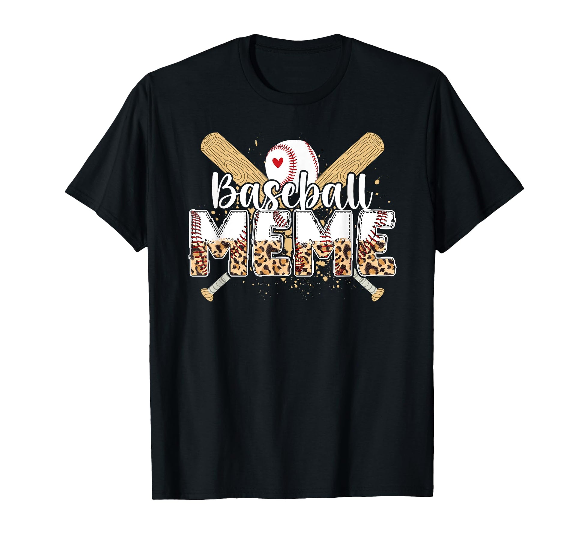 Baseball Meme Leopard Meme T-Shirt - Casual Everyday Wear for Adults - T-Shirt, Sweatshirt, Hoodie
