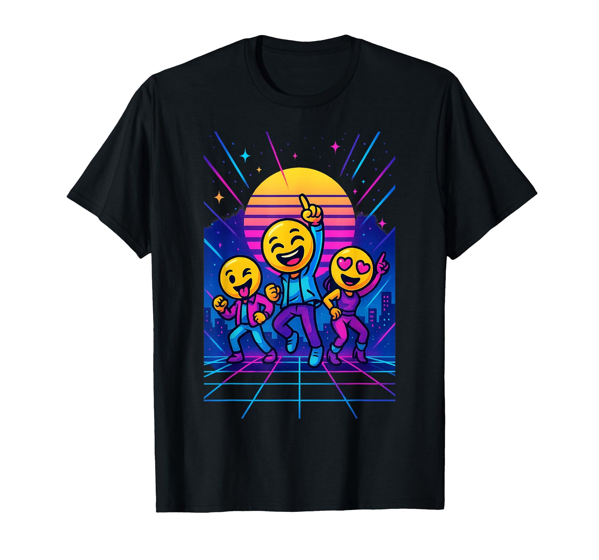 80S Synthwave T-Shirt - Trendy Graphic Unisex - T-Shirt, Sweatshirt, Hoodie