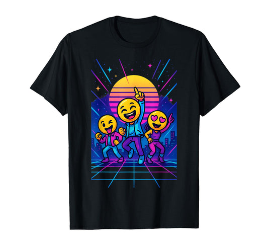 80S Synthwave T-Shirt - Trendy Graphic Unisex - T-Shirt, Sweatshirt, Hoodie