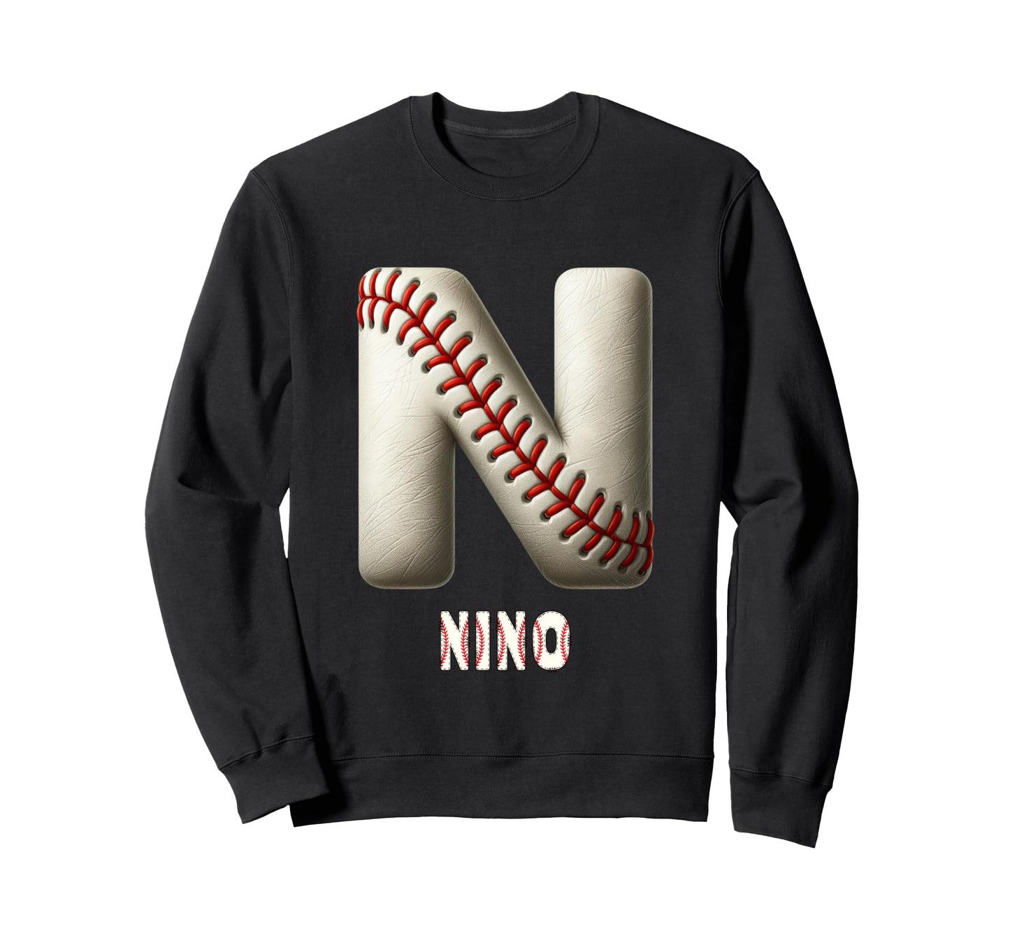 Baseball Home Run Hennes Initial Sweatshirt - Aesthetic Graphic Men Women - T-Shirt, Sweatshirt, Hoodie