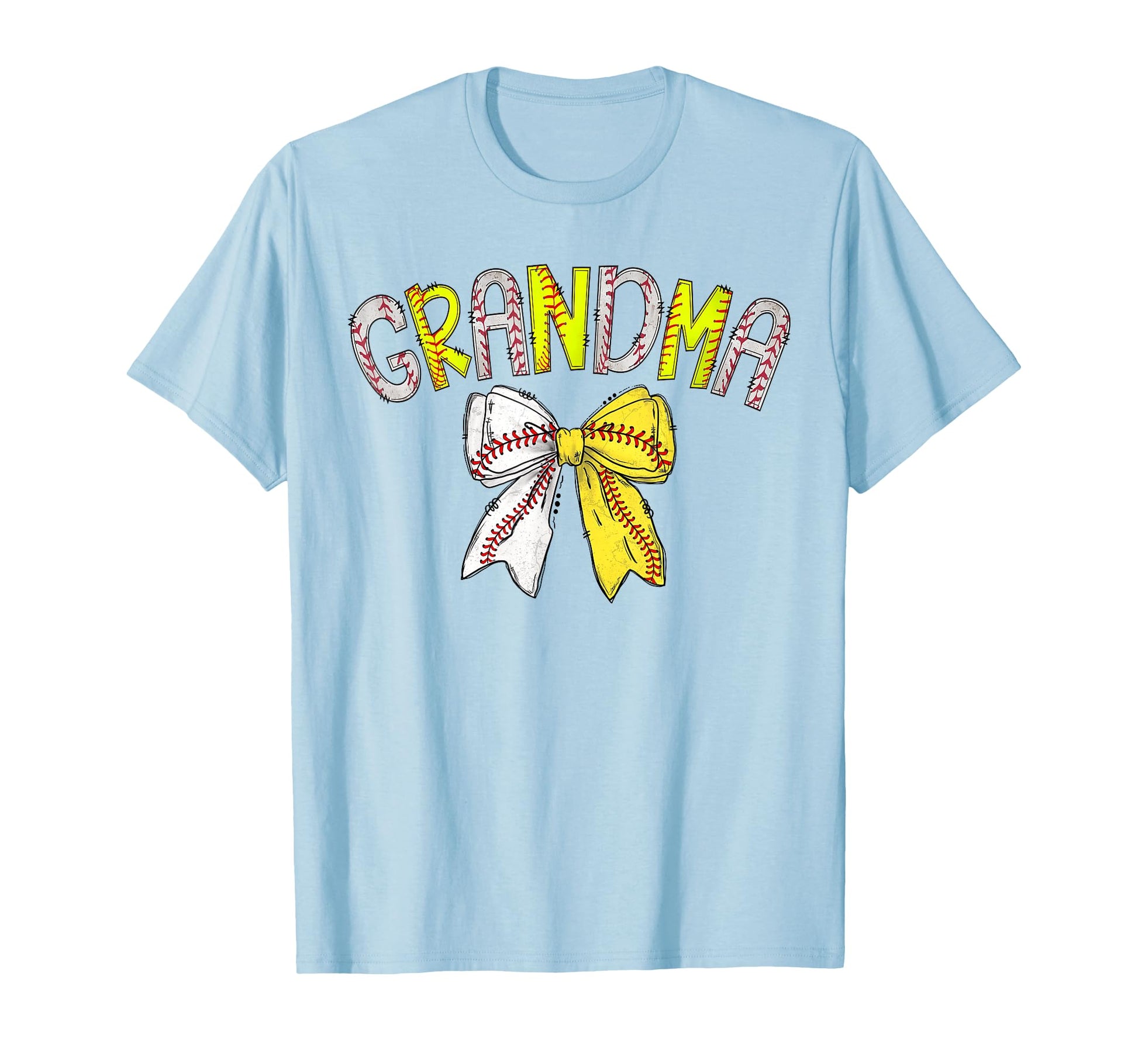 Grandma Both Half Baseball T-Shirt - Fun Novelty Design for Adults - T-Shirt, Sweatshirt, Hoodie
