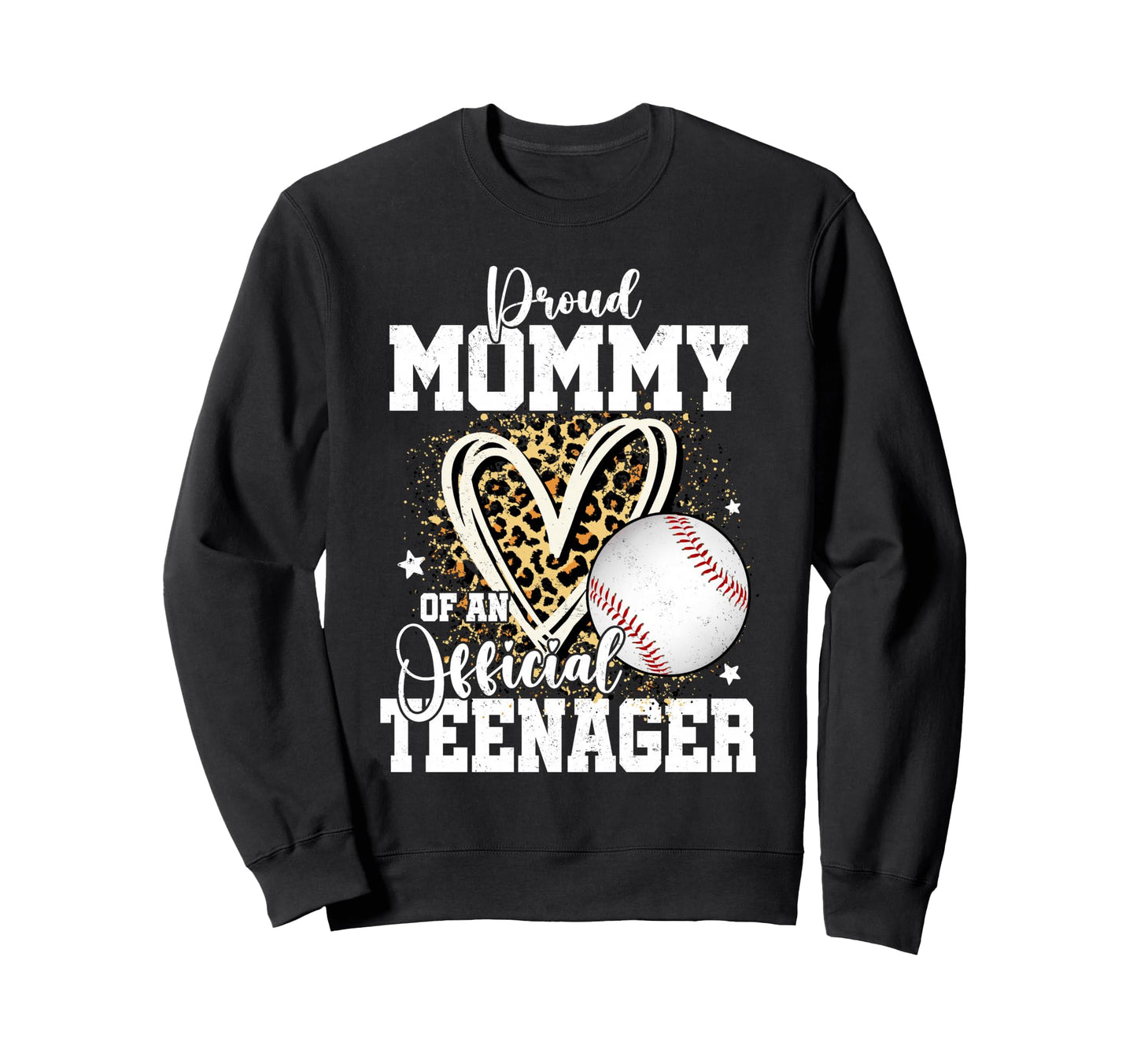 Proud Mommy Teenager 13Th Sweatshirt - Minimalist Print for Adults - T-Shirt, Sweatshirt, Hoodie
