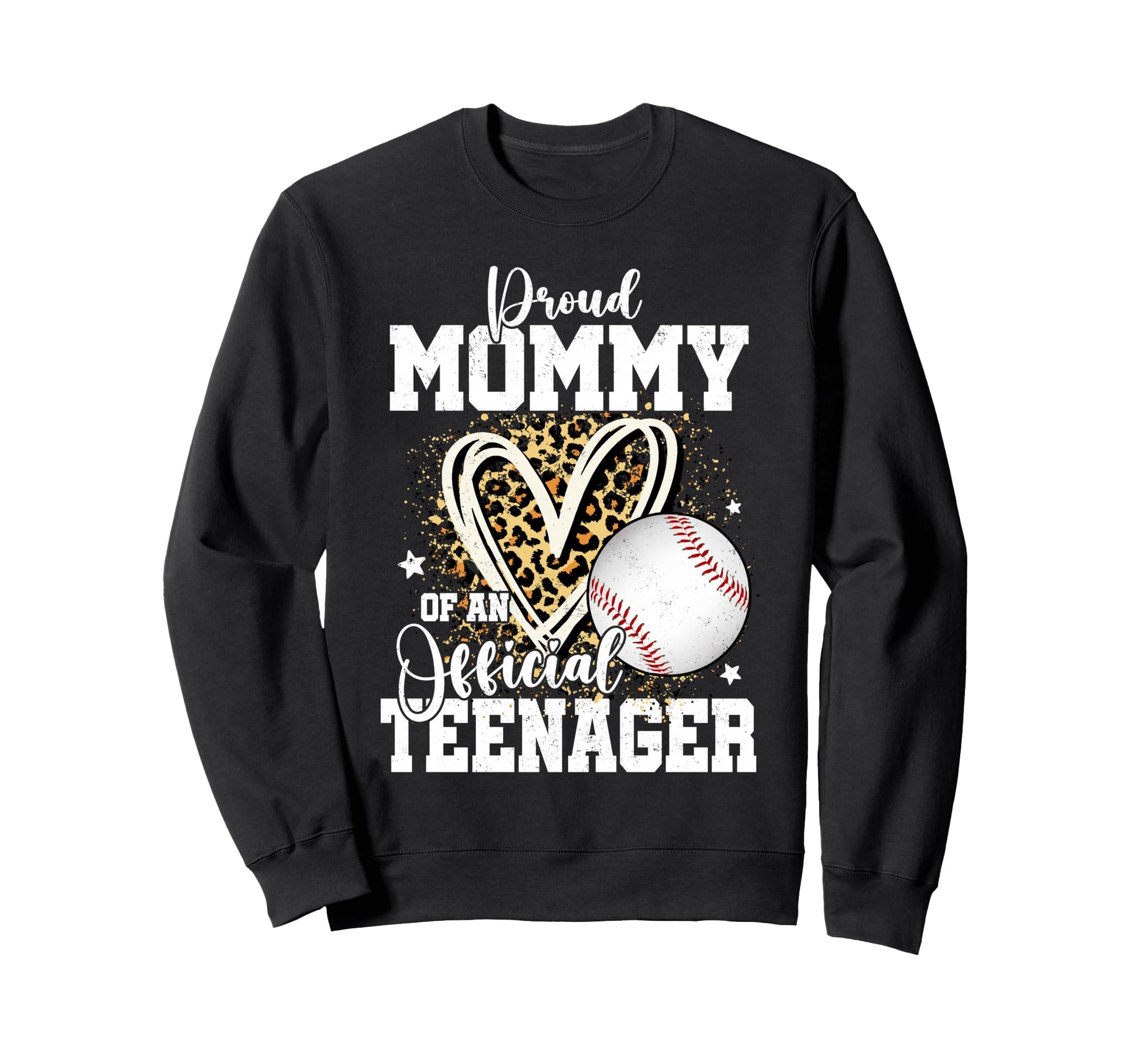 Proud Mommy Teenager 13Th Sweatshirt - Minimalist Print for Adults - T-Shirt, Sweatshirt, Hoodie