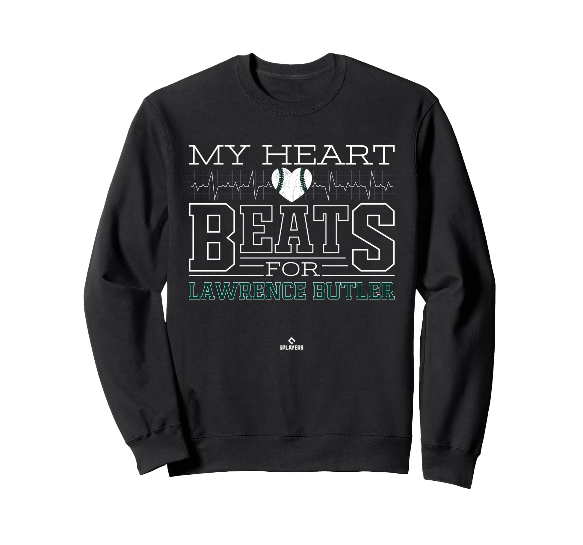 My Heart Beats Lawrence Butler Sweatshirt - Fun Novelty Design Men Women - T-Shirt, Sweatshirt, Hoodie
