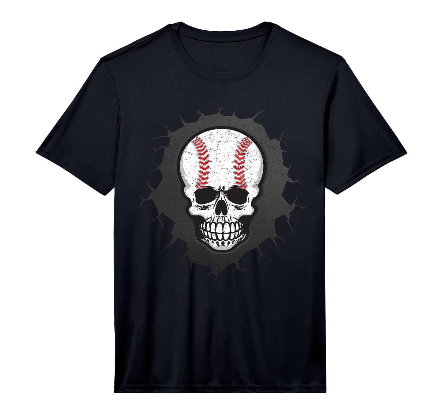 Baseball Skeleton Skull Halloween T-Shirt - Streetwear Style Unisex - T-Shirt, Sweatshirt, Hoodie