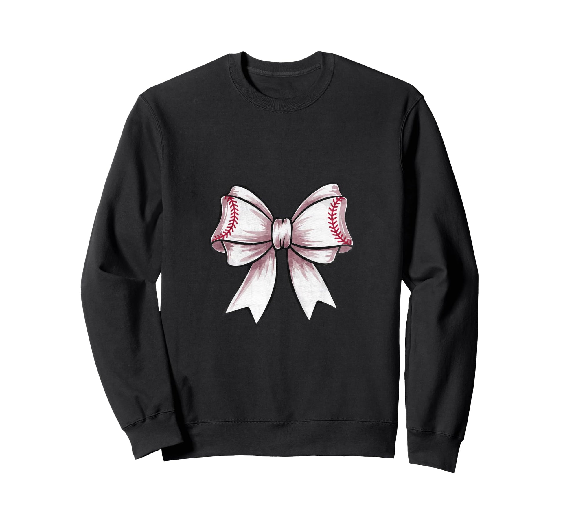 Coquette Baseball Bow Matching Family Sweatshirt - Graphic Print Men Women - T-Shirt, Sweatshirt, Hoodie