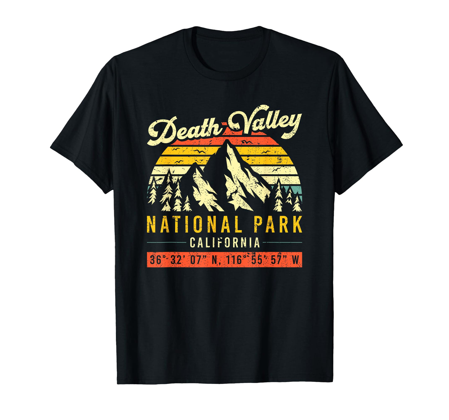 Death Valley California National Park T-Shirt - Custom Art Print Men Women - T-Shirt, Sweatshirt, Hoodie