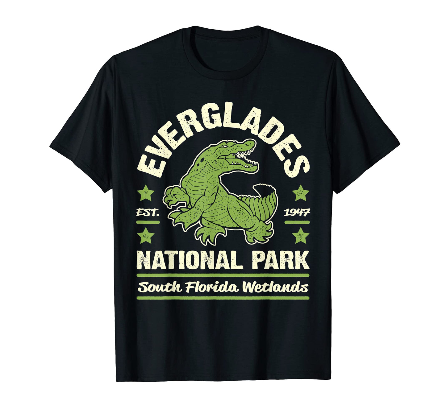 Everglades National Park Alligator T-Shirt - Aesthetic Graphic for Adults - T-Shirt, Sweatshirt, Hoodie