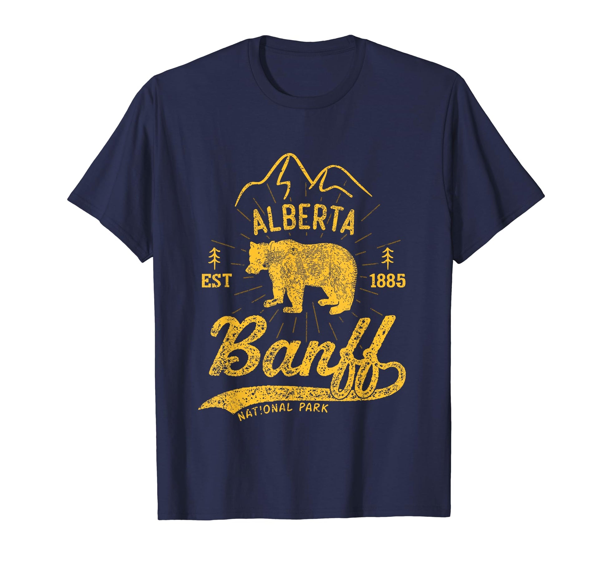 Banff Canadian National Park Souvenir T-Shirt - Minimalist Print Men Women - T-Shirt, Sweatshirt, Hoodie