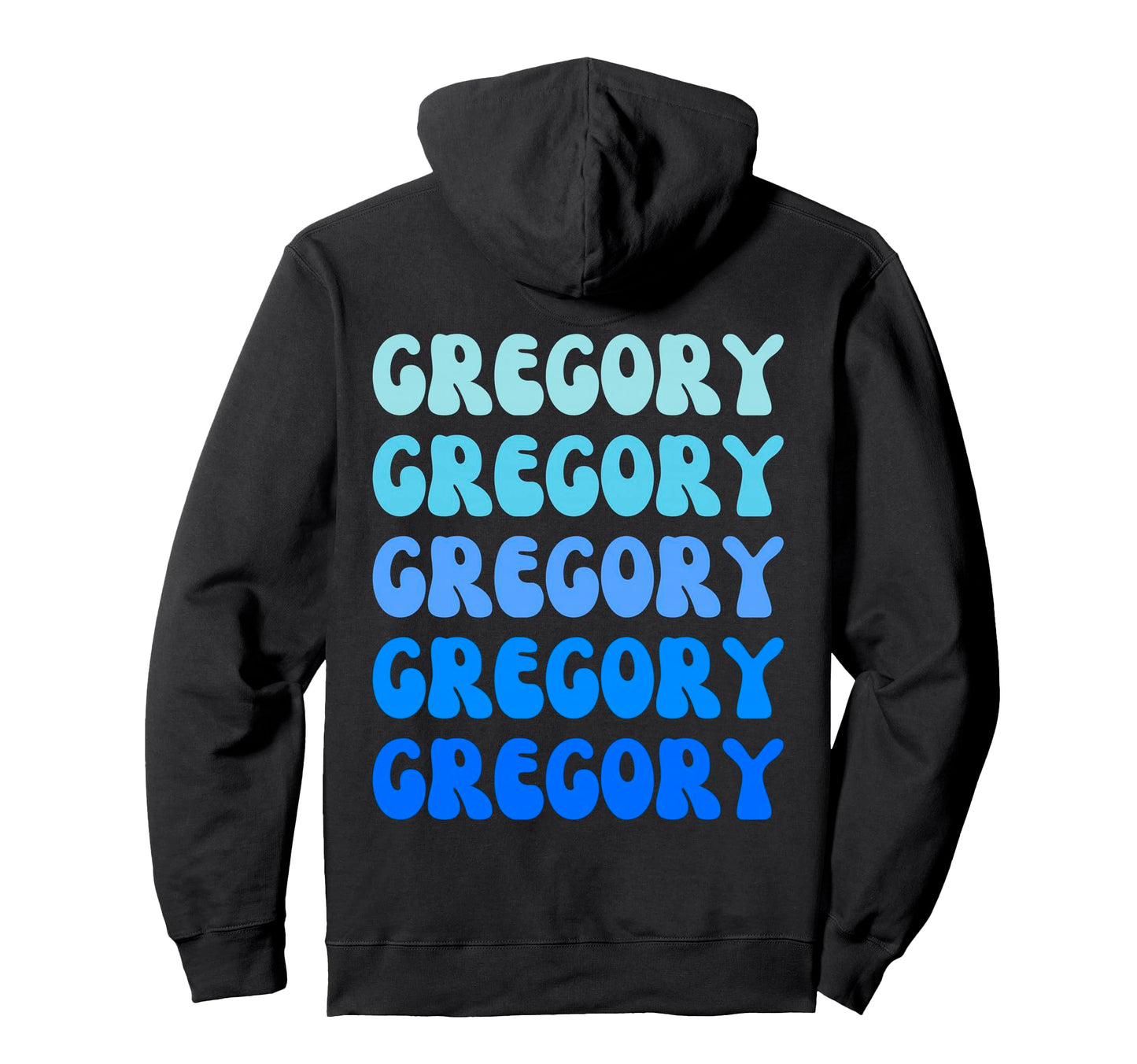 Gregory Name Stack Hoodie - Novelty Apparel for Adults - T-Shirt, Sweatshirt, Hoodie