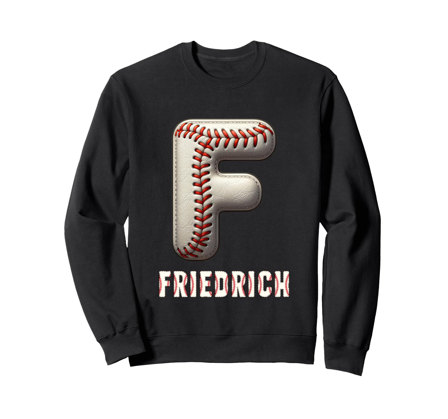 Baseball Home Run Josef Initial Sweatshirt - Graphic Print Men Women - T-Shirt, Sweatshirt, Hoodie