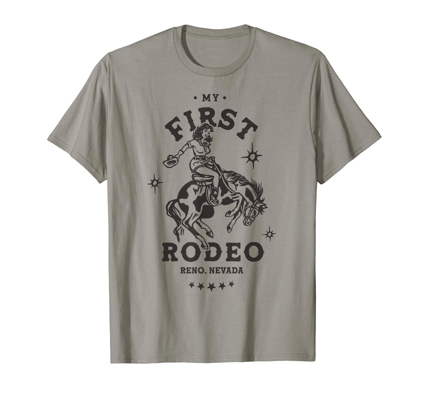 My First Rodeo Reno Nevada Western T-Shirt - Unique Graphic Men Women - T-Shirt, Sweatshirt, Hoodie