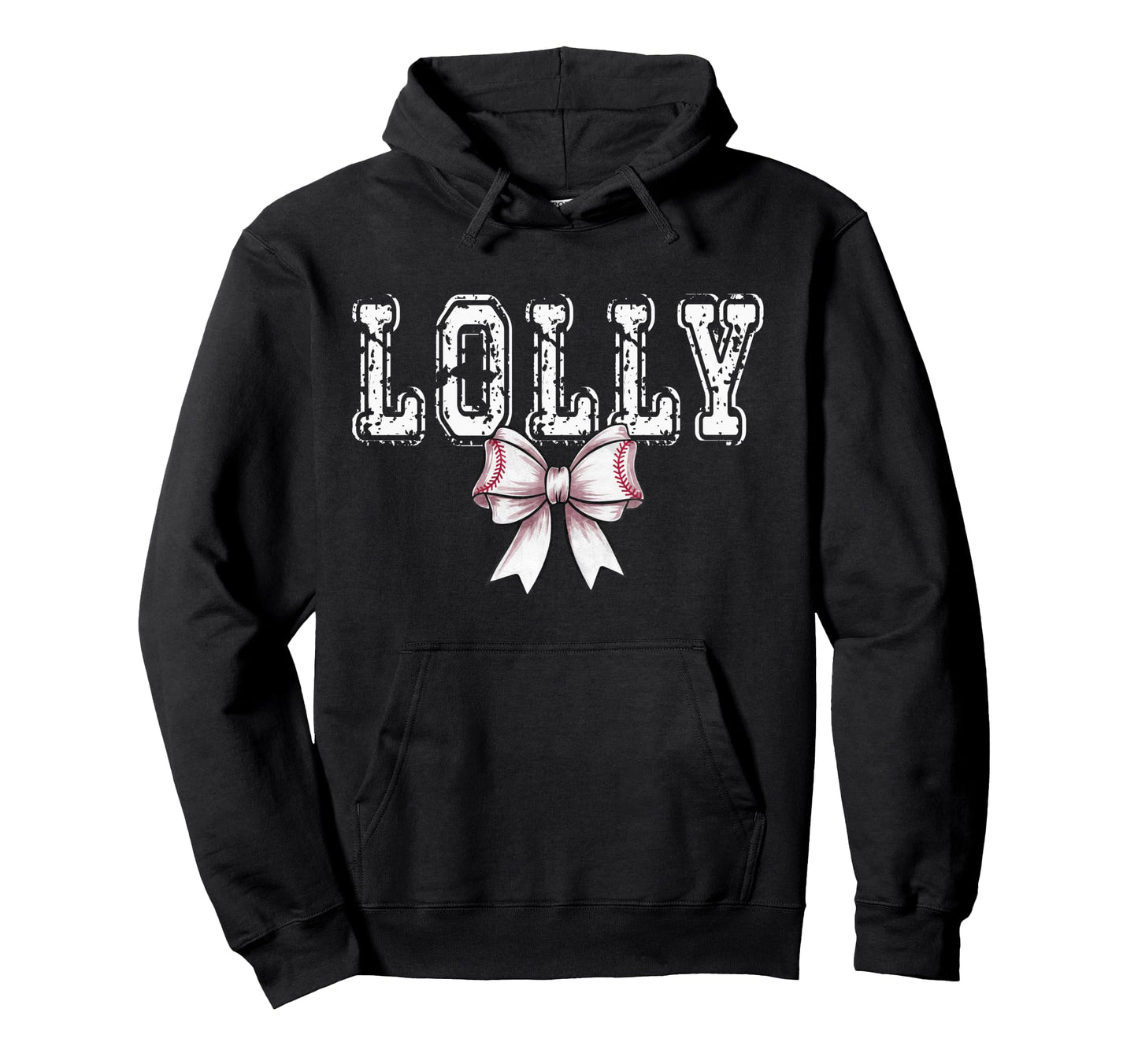Coquette Baseball Lolly Spirit Hoodie - Graphic Print for Adults - T-Shirt, Sweatshirt, Hoodie