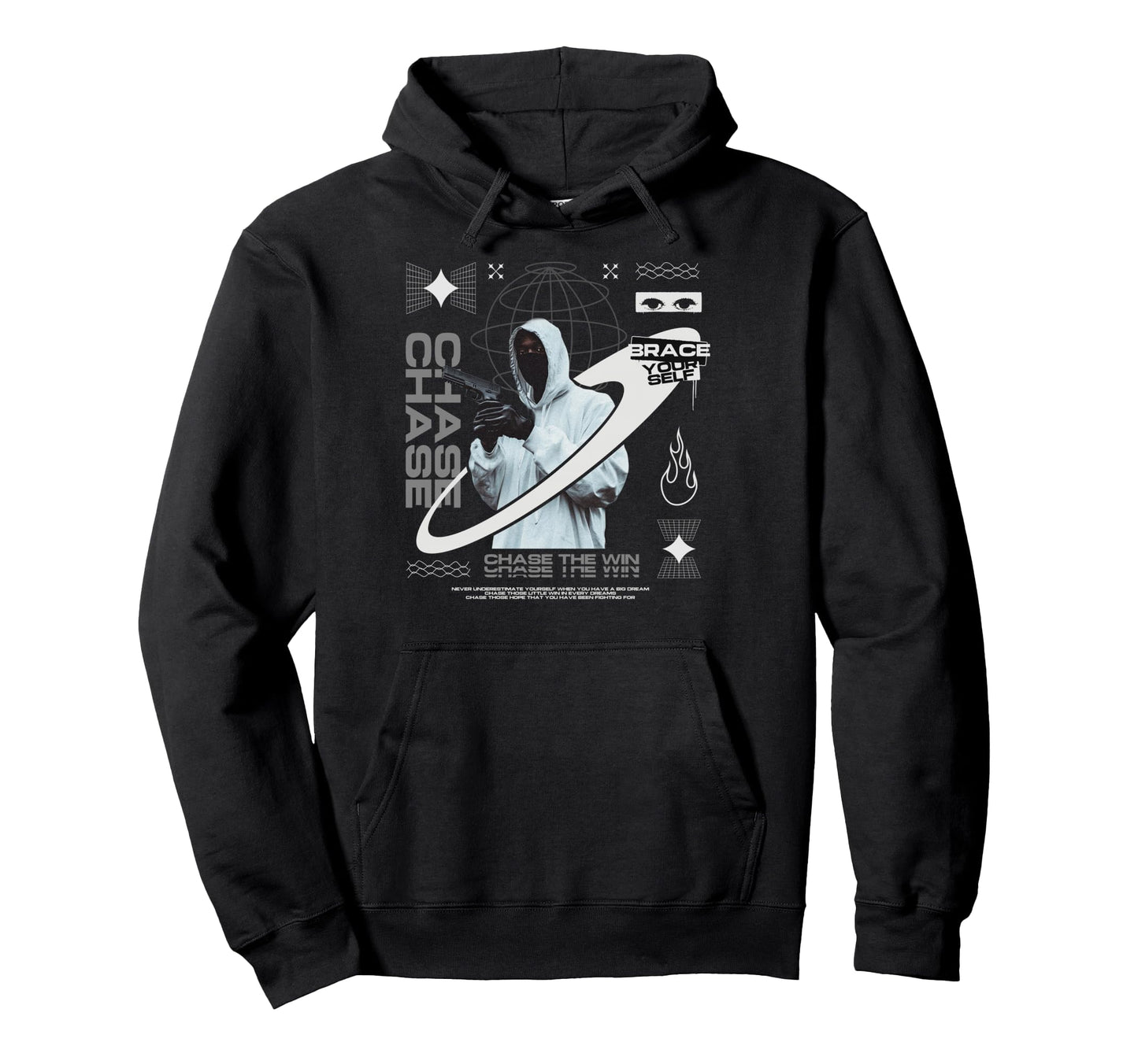 Y2K Chase Bold Urban Graffiti Aesthetic Hoodie - Custom Art Print Unisex - T-Shirt, Sweatshirt, Hoodie