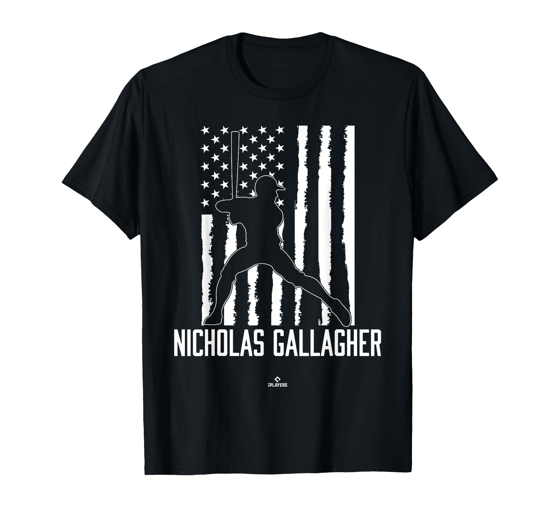 Distressed Flag Swing Nicholas Gallagher T-Shirt - Minimalist Print Unisex - T-Shirt, Sweatshirt, Hoodie