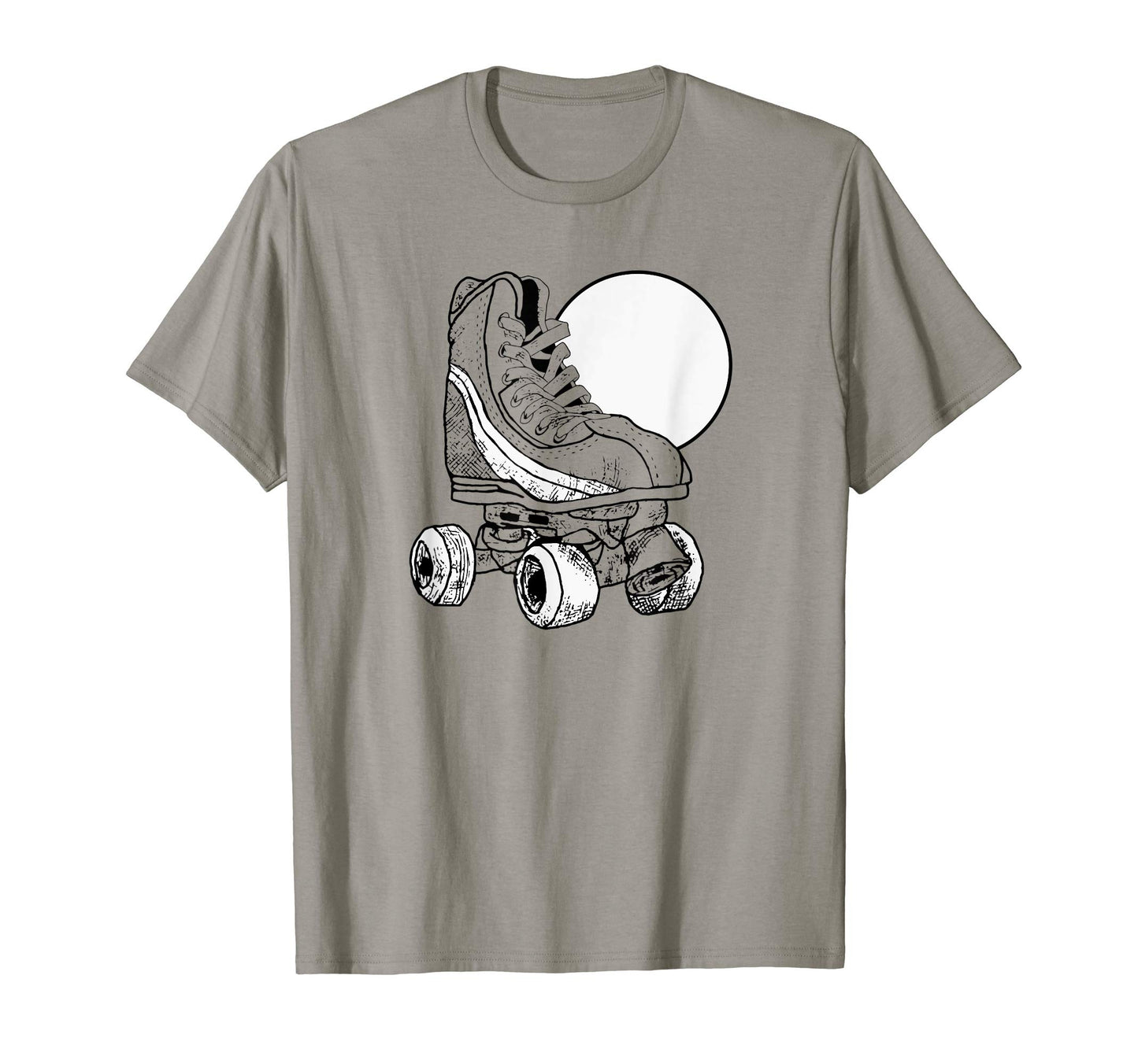 Minimalist Roller Skate Sun Simple Sketch T-Shirt - Unique Graphic Unisex - T-Shirt, Sweatshirt, Hoodie