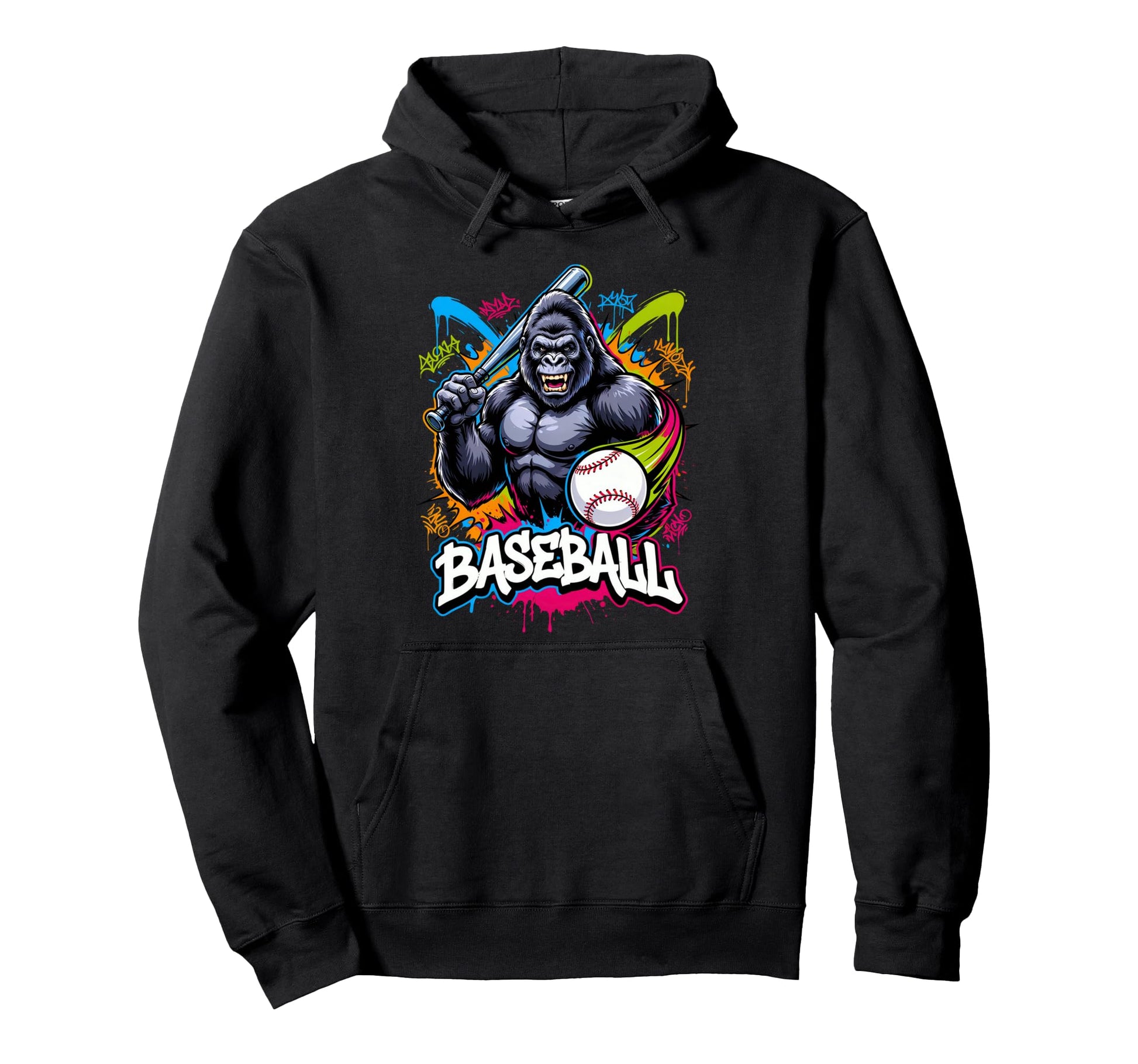 Monkey Funny Animals As Gorilla Hoodie - Trendy Graphic for Adults - T-Shirt, Sweatshirt, Hoodie