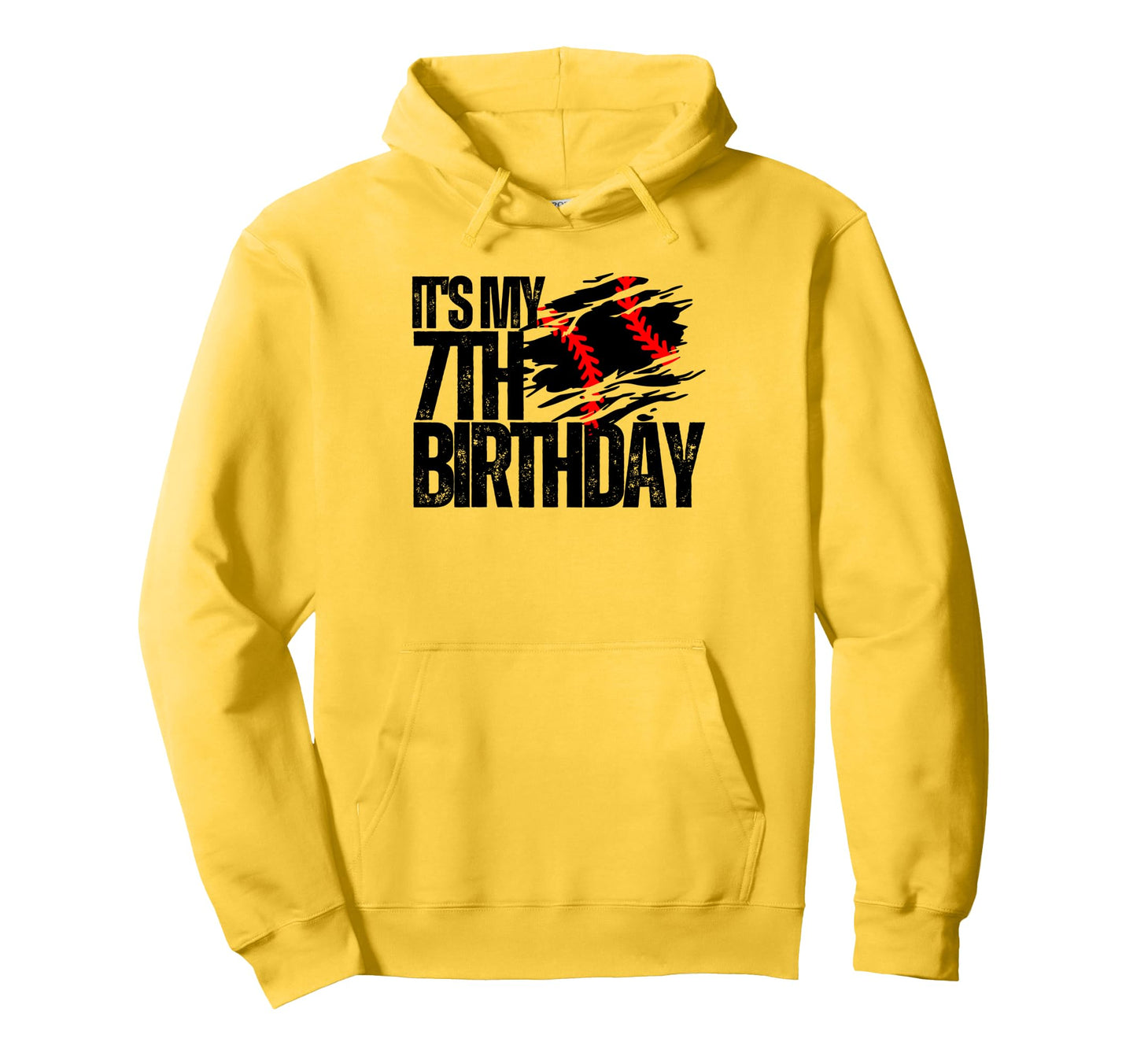 Its My 7Th Birthday Baseball Player 7Th Hoodie - Fun Novelty Design Unisex - T-Shirt, Sweatshirt, Hoodie