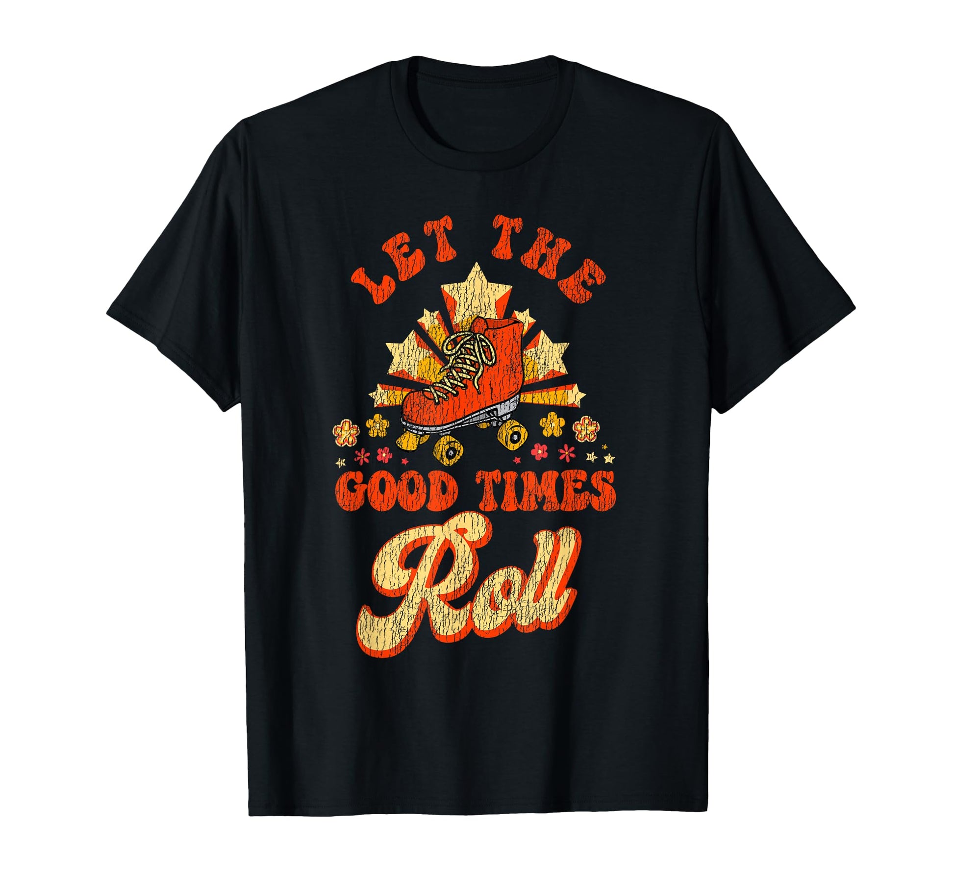 Roller Skating Skate 1970S T-Shirt - Fun Novelty Design for Adults - T-Shirt, Sweatshirt, Hoodie