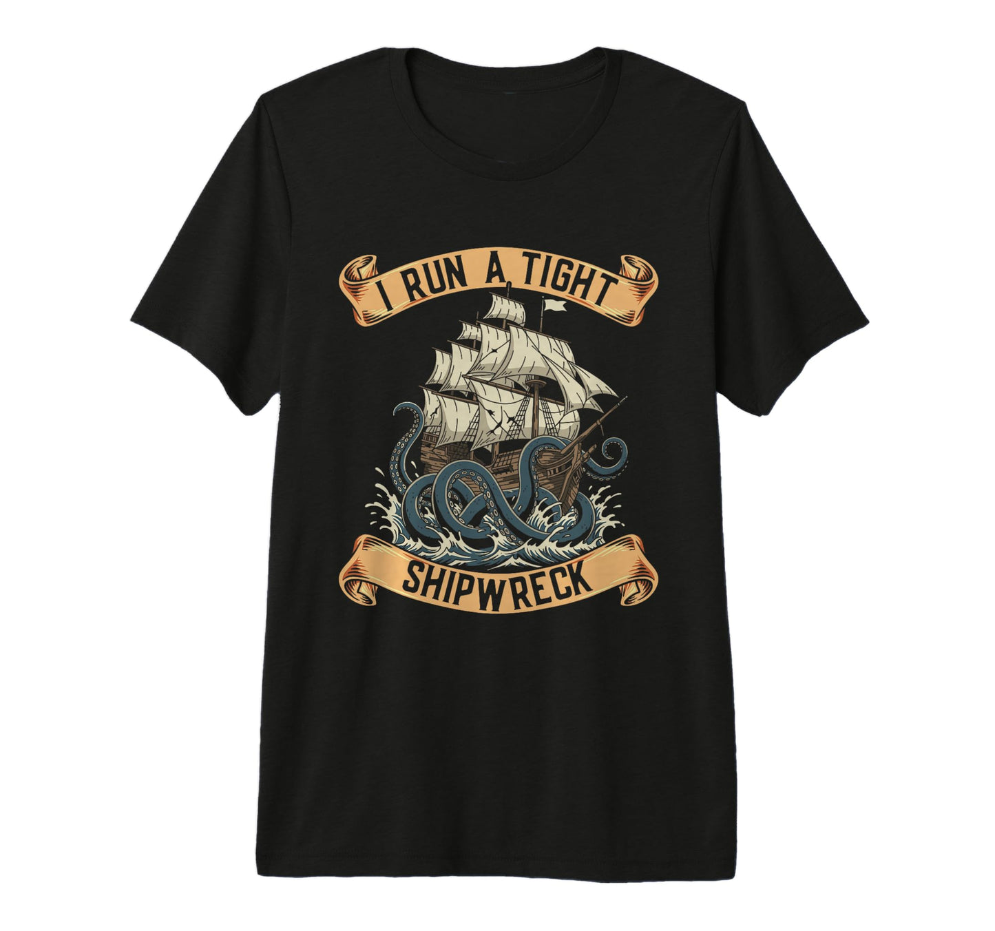 I Run Tight Shipwreck Homeschool Mom Tri T-Shirt - Streetwear Style Unisex - T-Shirt, Sweatshirt, Hoodie