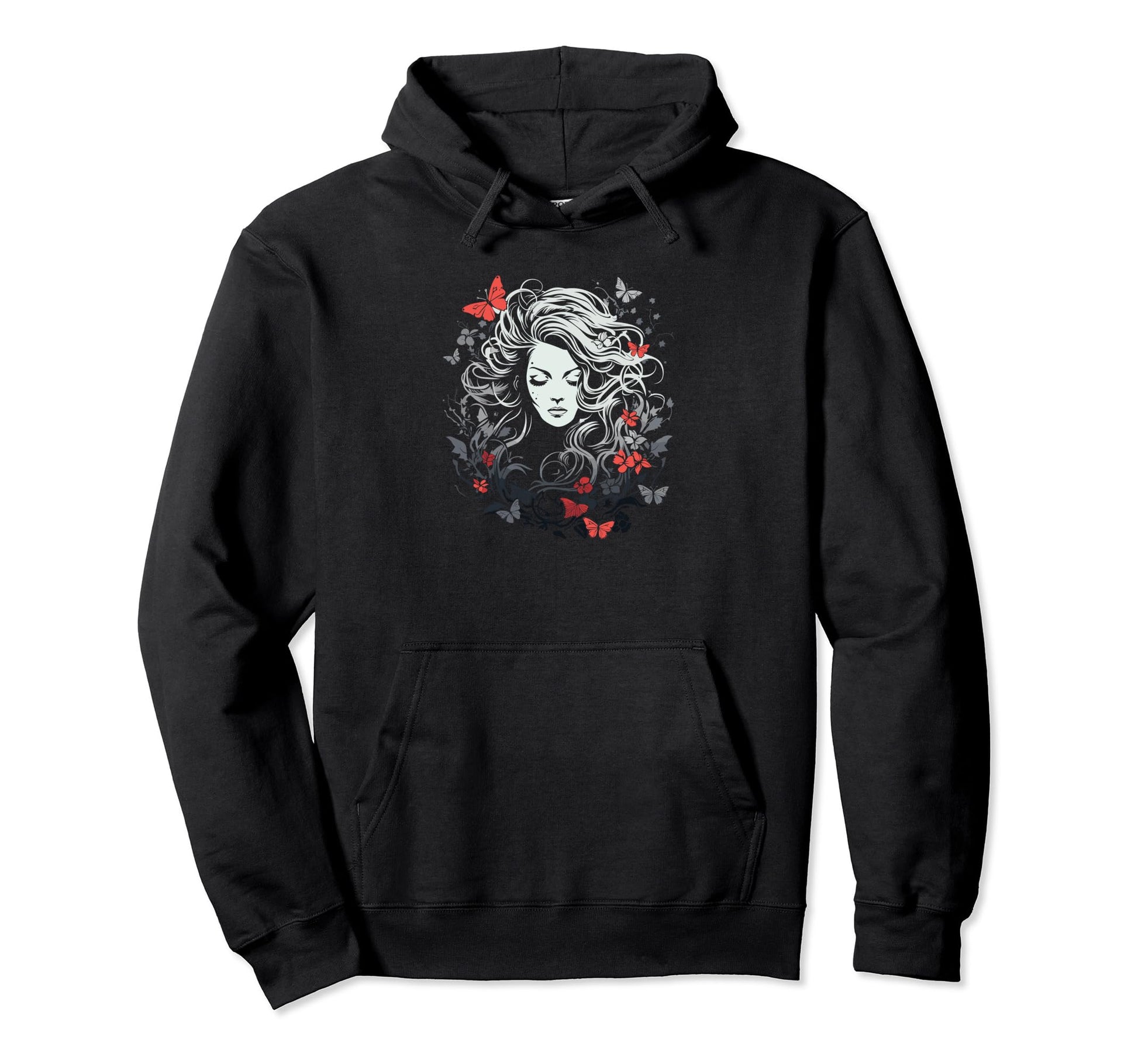 Butterfly Aesthetic Dreaming Fairycore Hoodie - Aesthetic Graphic Men Women - T-Shirt, Sweatshirt, Hoodie