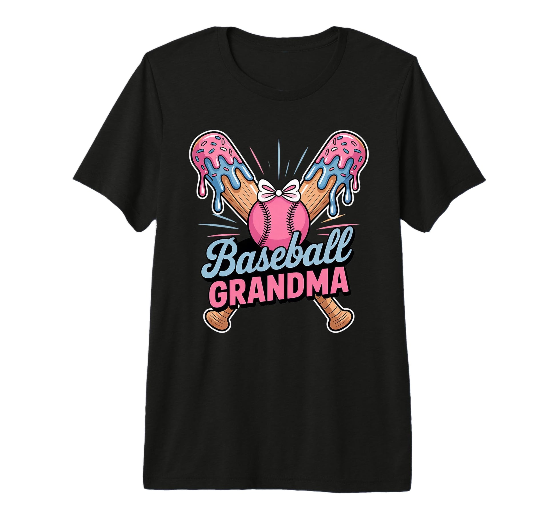 Grandma Coquette Ribbon Ice Cream T-Shirt - Aesthetic Graphic Men Women - T-Shirt, Sweatshirt, Hoodie