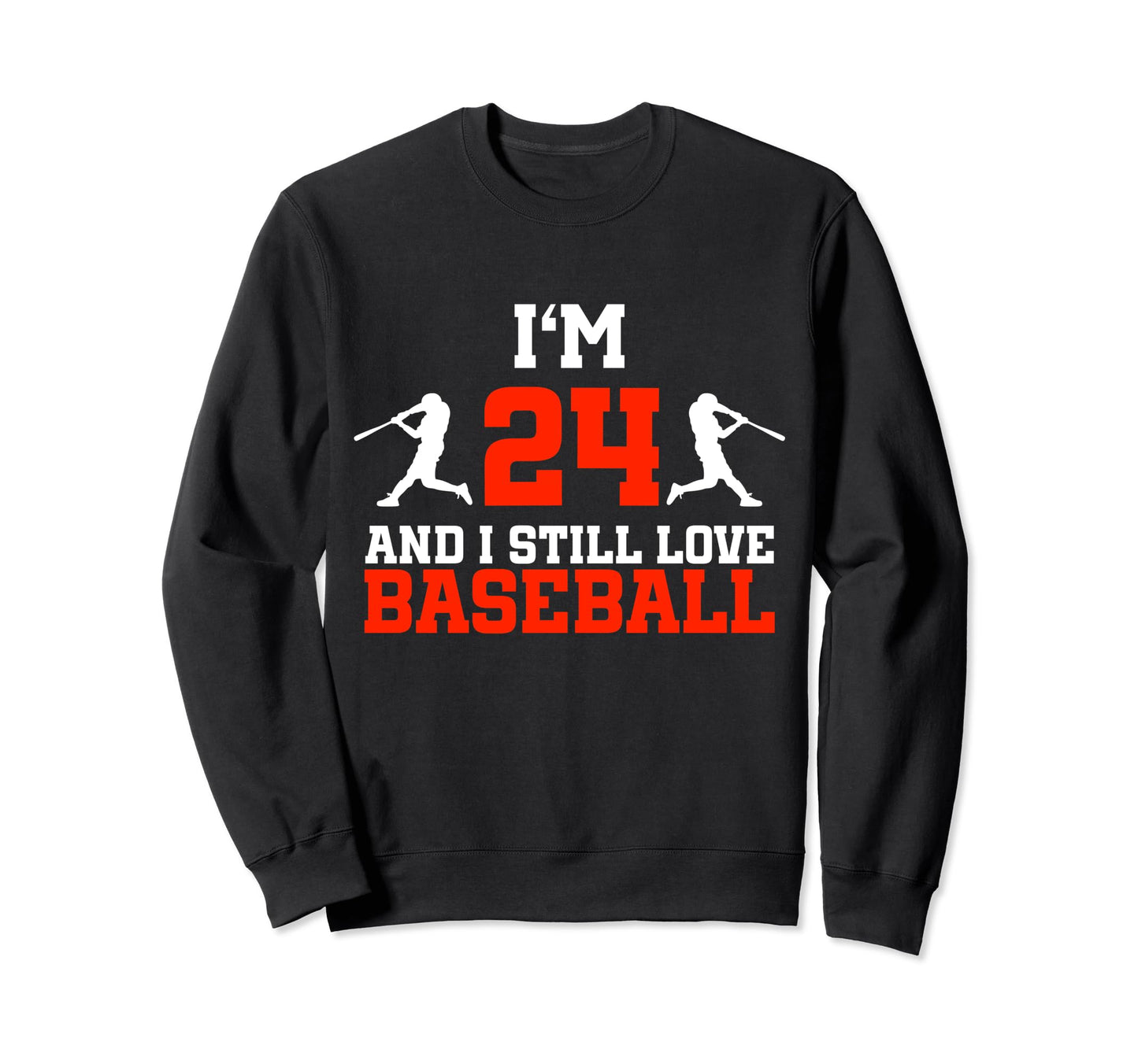 24Th Birthday Baseball 24 Years Sweatshirt - Aesthetic Graphic Men Women - T-Shirt, Sweatshirt, Hoodie