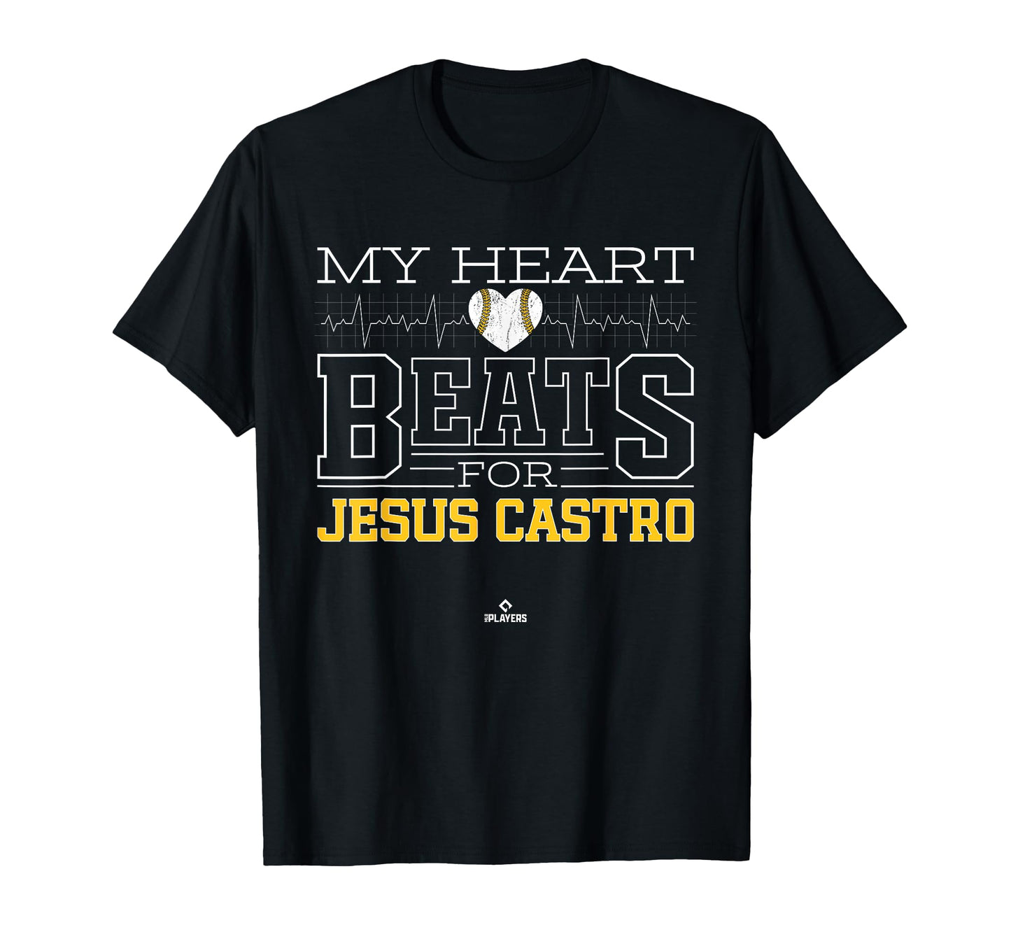 My Heart Beats Jesus Castro Prospect T-Shirt - Minimalist Print for Adults - T-Shirt, Sweatshirt, Hoodie
